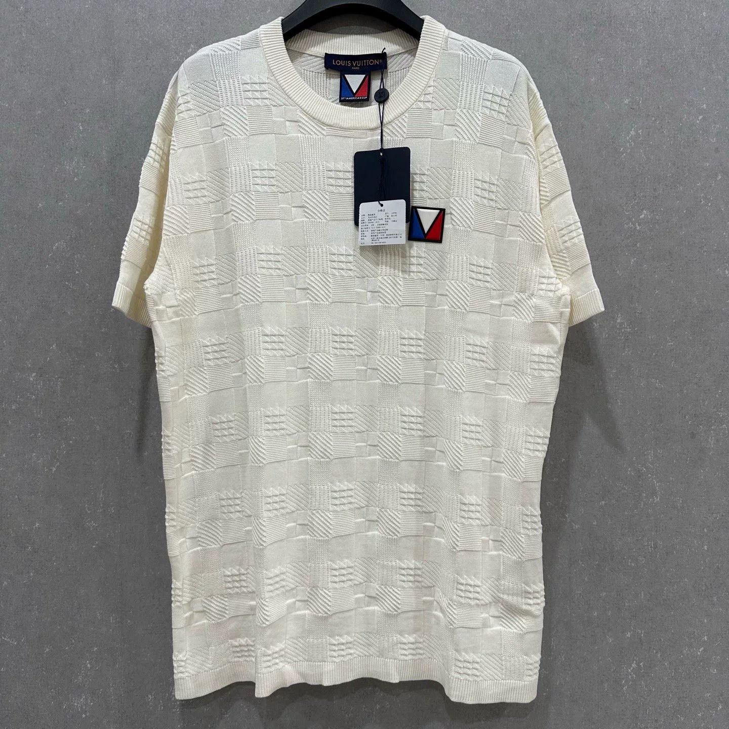 Louis Vuitton Louis Vuitton America's Cup Damier Knit T-Shirt L Size US L / EU 52-54 / 3 - 2 Thumbnail