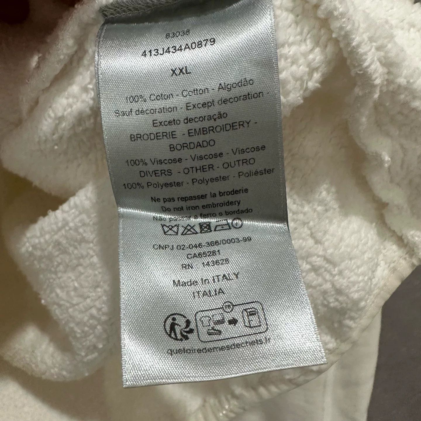 Dior Dior 47 Embroidery Half-Zip Sweatshirt XXL Size US XXL / EU 58 / 5 - 6 Thumbnail