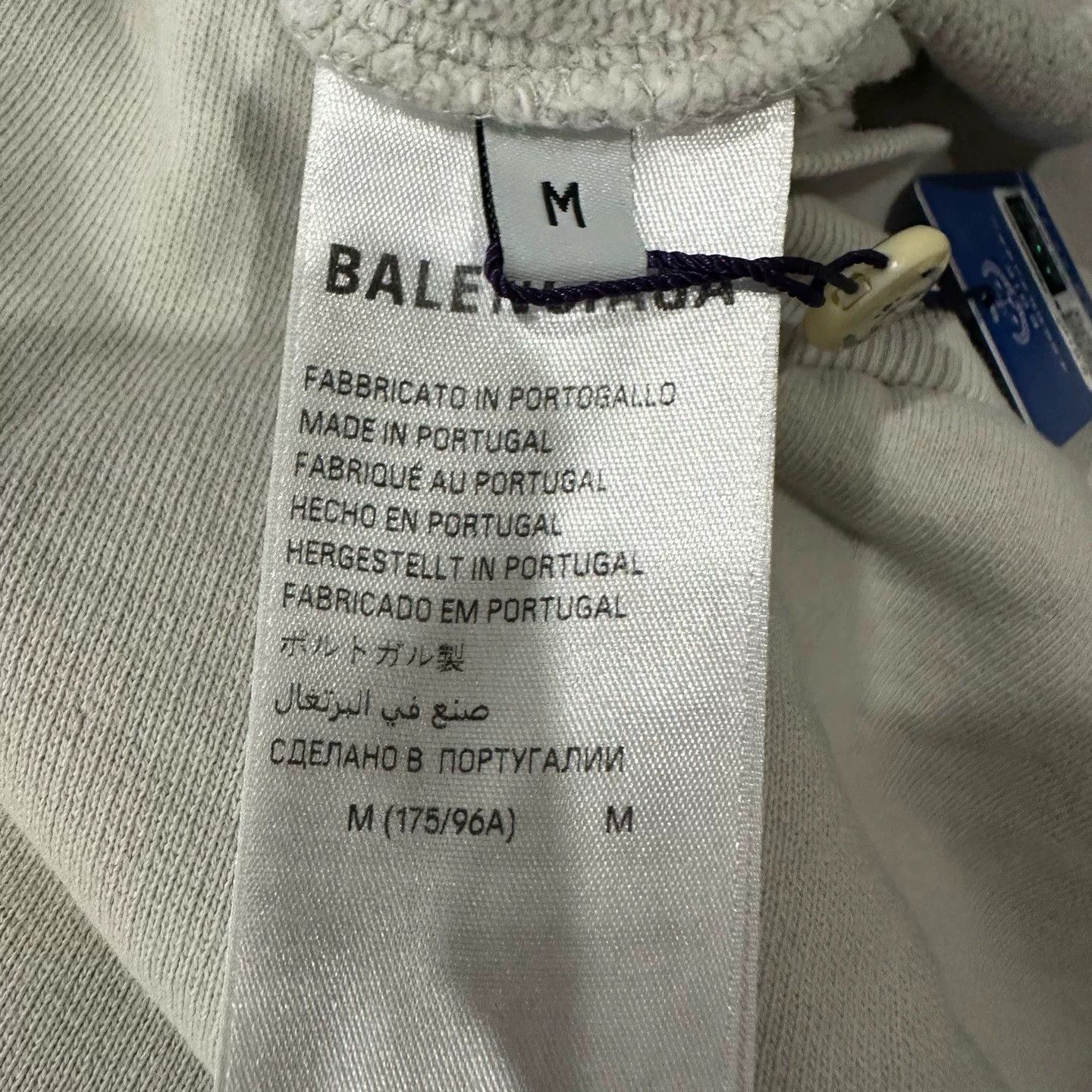 Balenciaga Balenciaga Back Logo Polo Hoodie Size M Size US M / EU 48-50 / 2 - 6 Thumbnail
