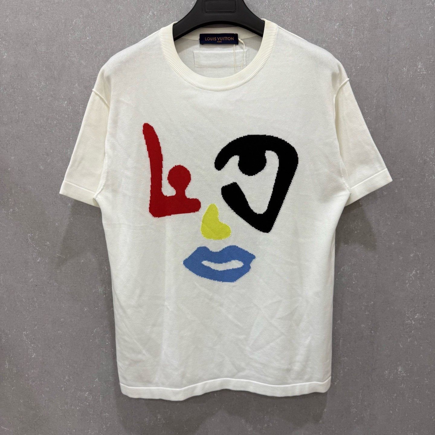 Louis Vuitton Louis Vuitton Face Graphic Knit T-Shirt Size S Size US S / EU 44-46 / 1 - 2 Thumbnail