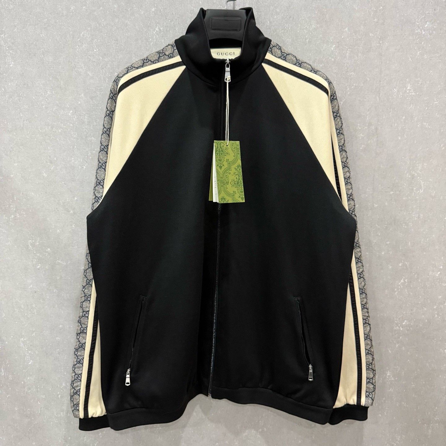 Gucci Gucci GG Monogram Panel Track Jacket Size M Size US M / EU 48-50 / 2 - 4 Thumbnail