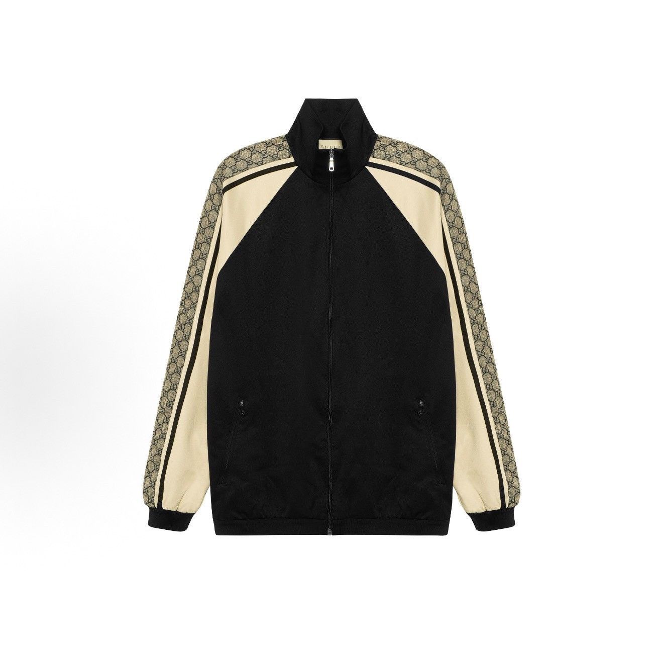Gucci Gucci GG Monogram Panel Track Jacket Size M Size US M / EU 48-50 / 2 - 2 Thumbnail