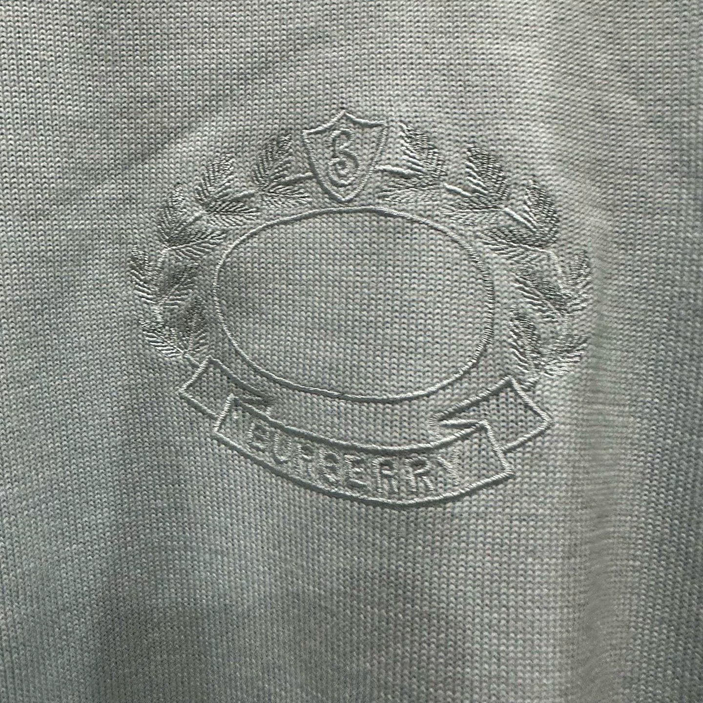 Burberry Burberry Oak Leaf Embroidery Wool Sweater M Size US M / EU 48-50 / 2 - 5 Thumbnail