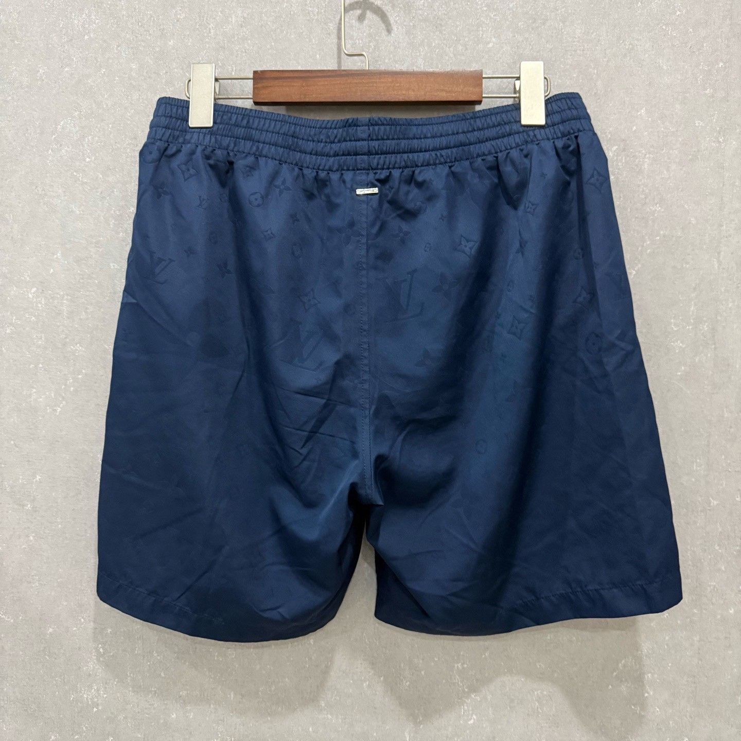 Louis Vuitton Louis Vuitton Monogram Navy Swim Shorts M Size US 32 / EU 48 - 3 Thumbnail