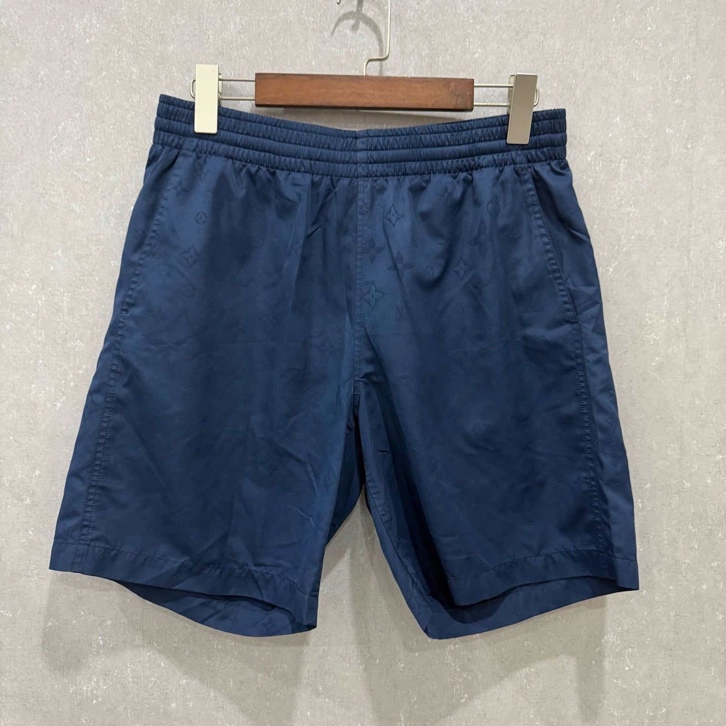 Louis Vuitton Louis Vuitton Monogram Navy Swim Shorts M Size US 32 / EU 48 - 2 Thumbnail