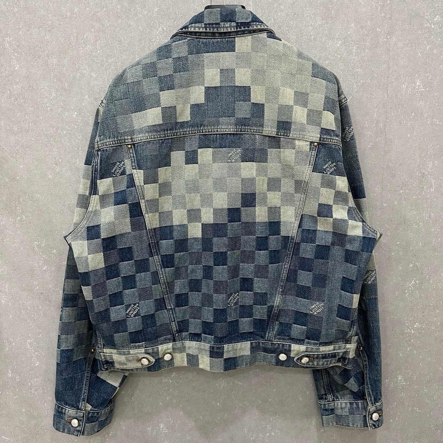 Louis Vuitton Louis Vuitton Damier Pop Denim Jacket Size 52 Size US L / EU 52-54 / 3 - 3 Thumbnail