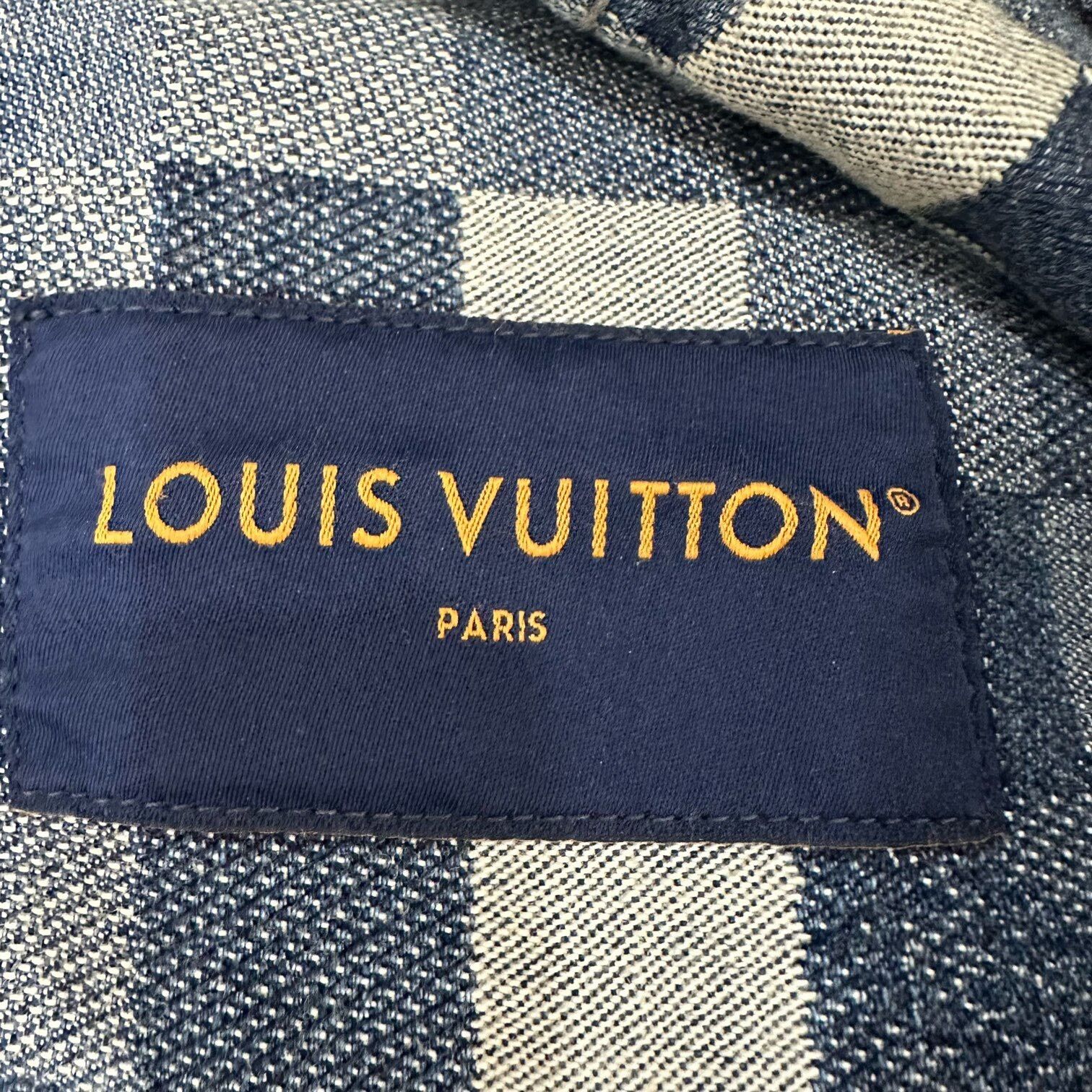 Louis Vuitton Louis Vuitton Damier Pop Denim Jacket Size 52 Size US L / EU 52-54 / 3 - 4 Thumbnail