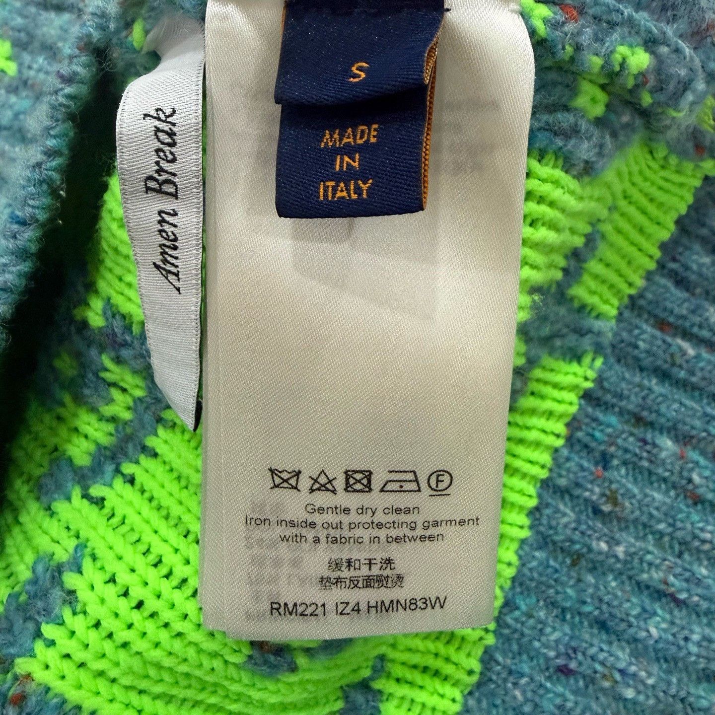 Louis Vuitton Louis Vuitton Neon Monogram Knit Jacket Size S Size US S / EU 44-46 / 1 - 5 Thumbnail