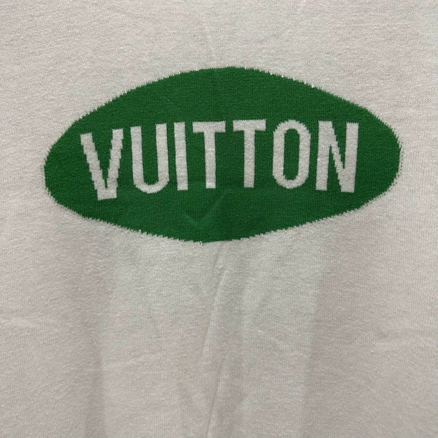 Louis Vuitton Louis Vuitton Green Logo Knit T-Shirt Size S Size US S / EU 44-46 / 1 - 4 Thumbnail
