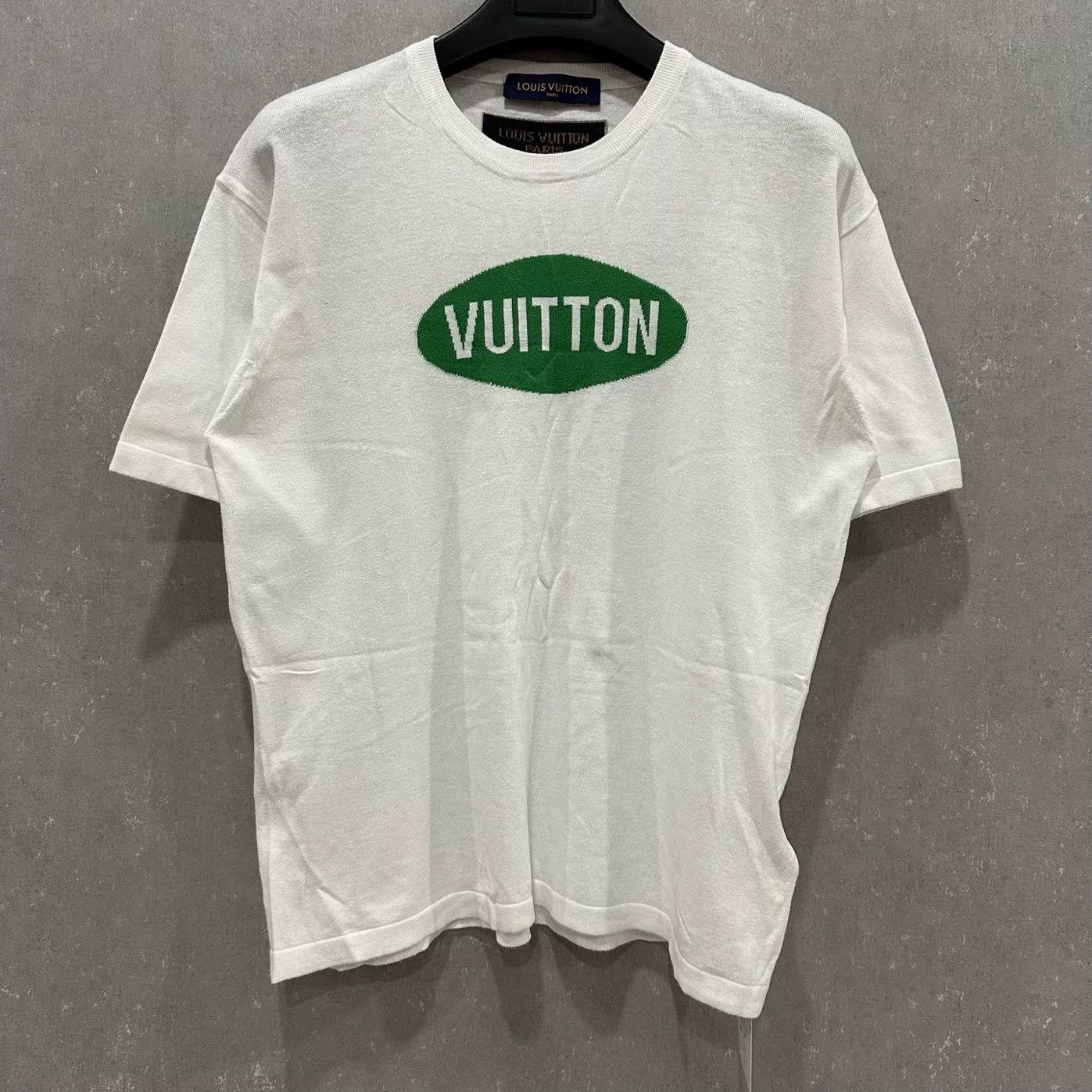 Louis Vuitton Louis Vuitton Green Logo Knit T-Shirt Size S Size US S / EU 44-46 / 1 - 2 Thumbnail