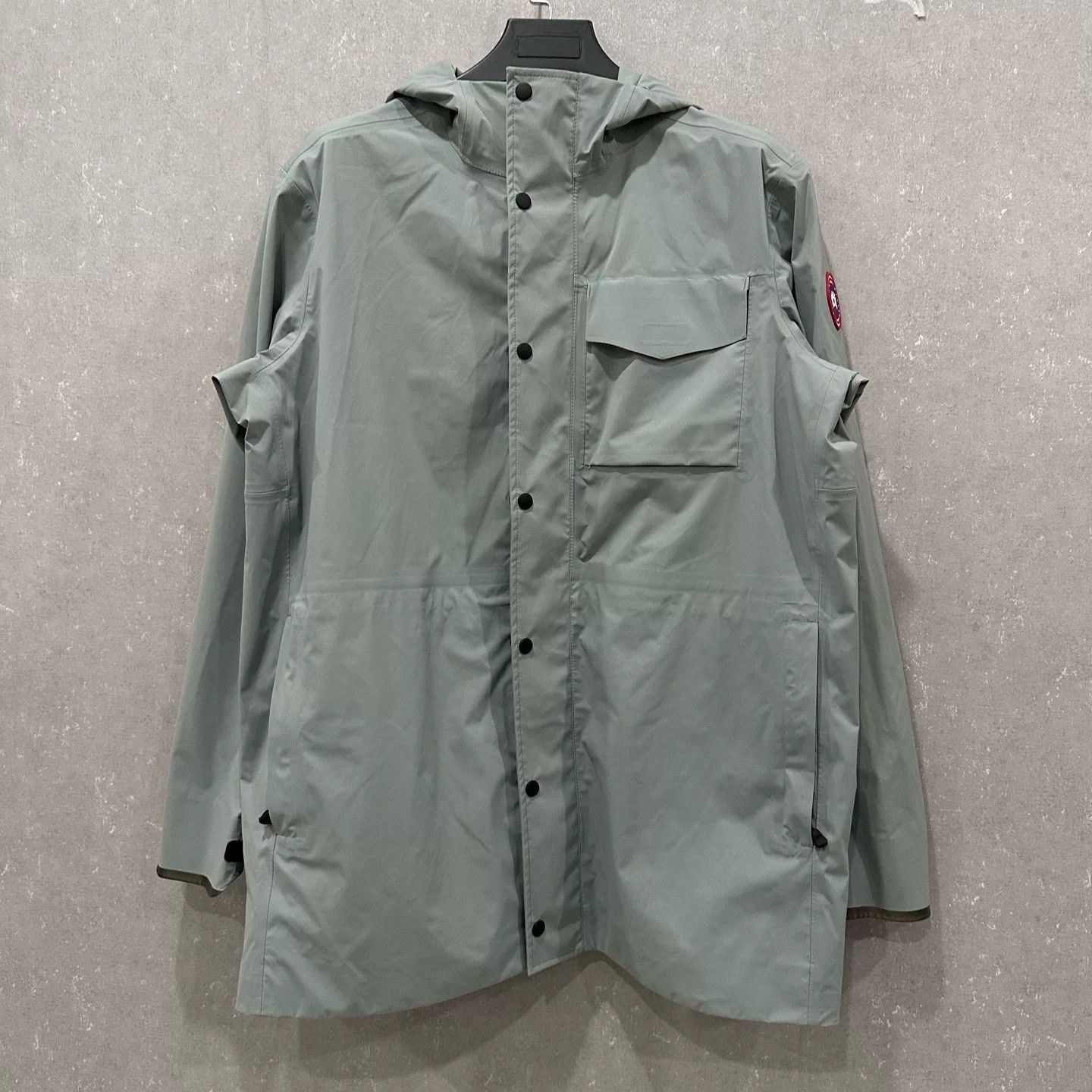 Canada Goose Canada Goose Gray Hooded Light Jacket Size L Size US L / EU 52-54 / 3 - 2 Thumbnail
