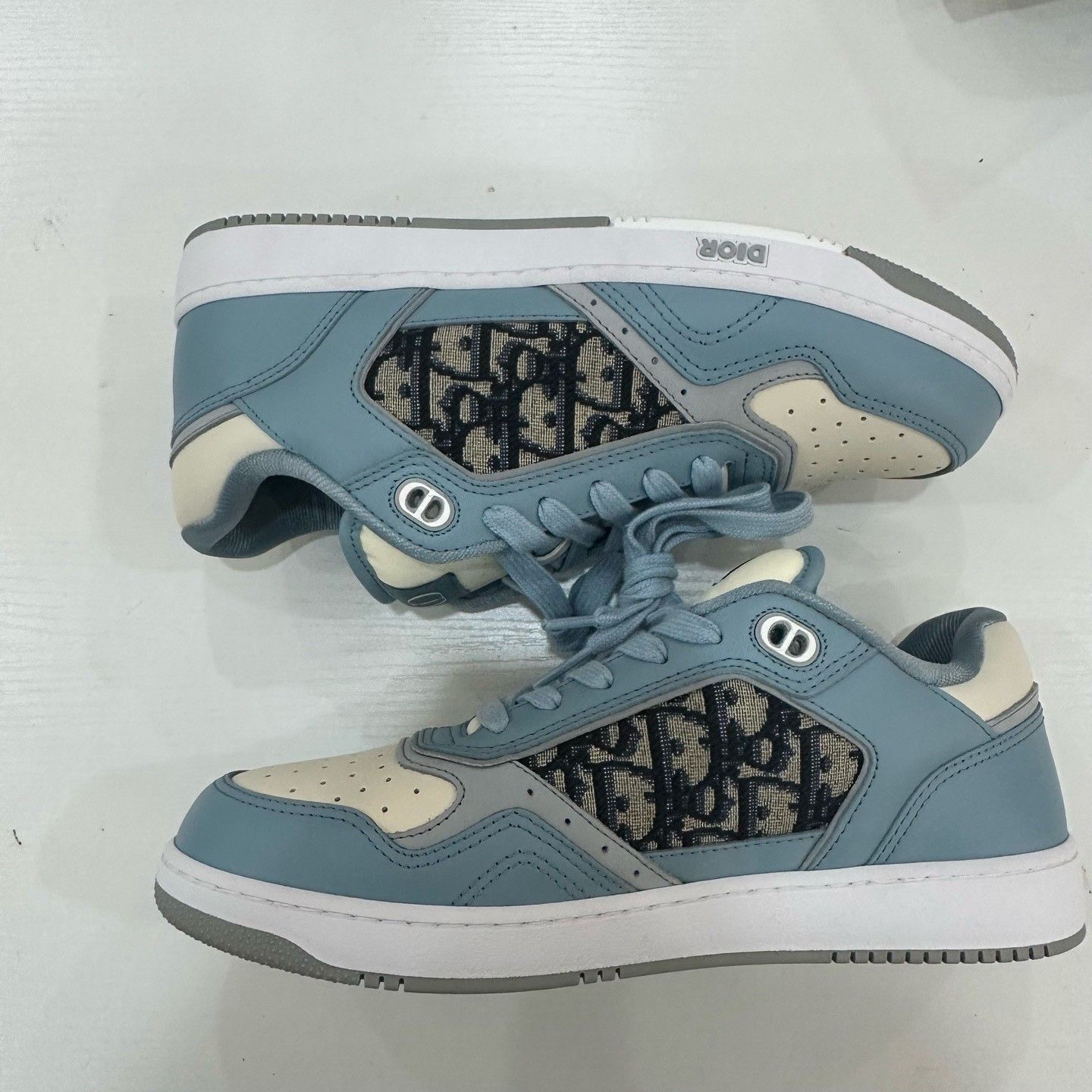 Dior Dior Blue Oblique B27 Low Sneakers 41 Size US 8 / EU 41 - 7 Thumbnail