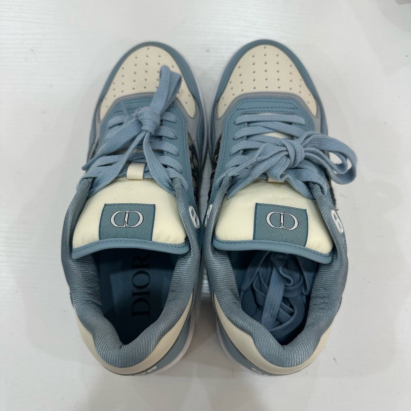 Dior Dior Blue Oblique B27 Low Sneakers 41 Size US 8 / EU 41 - 3 Thumbnail