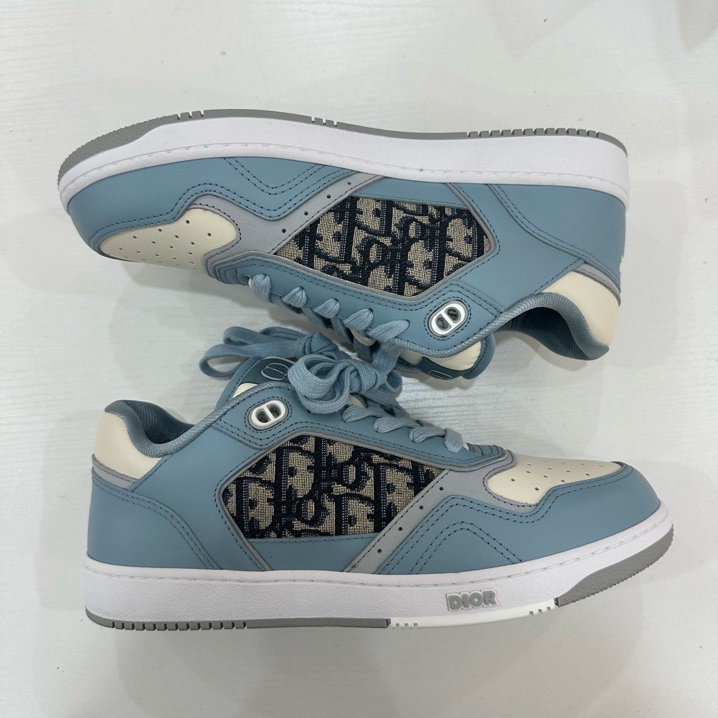 Dior Dior Blue Oblique B27 Low Sneakers 41 Size US 8 / EU 41 - 8 Thumbnail