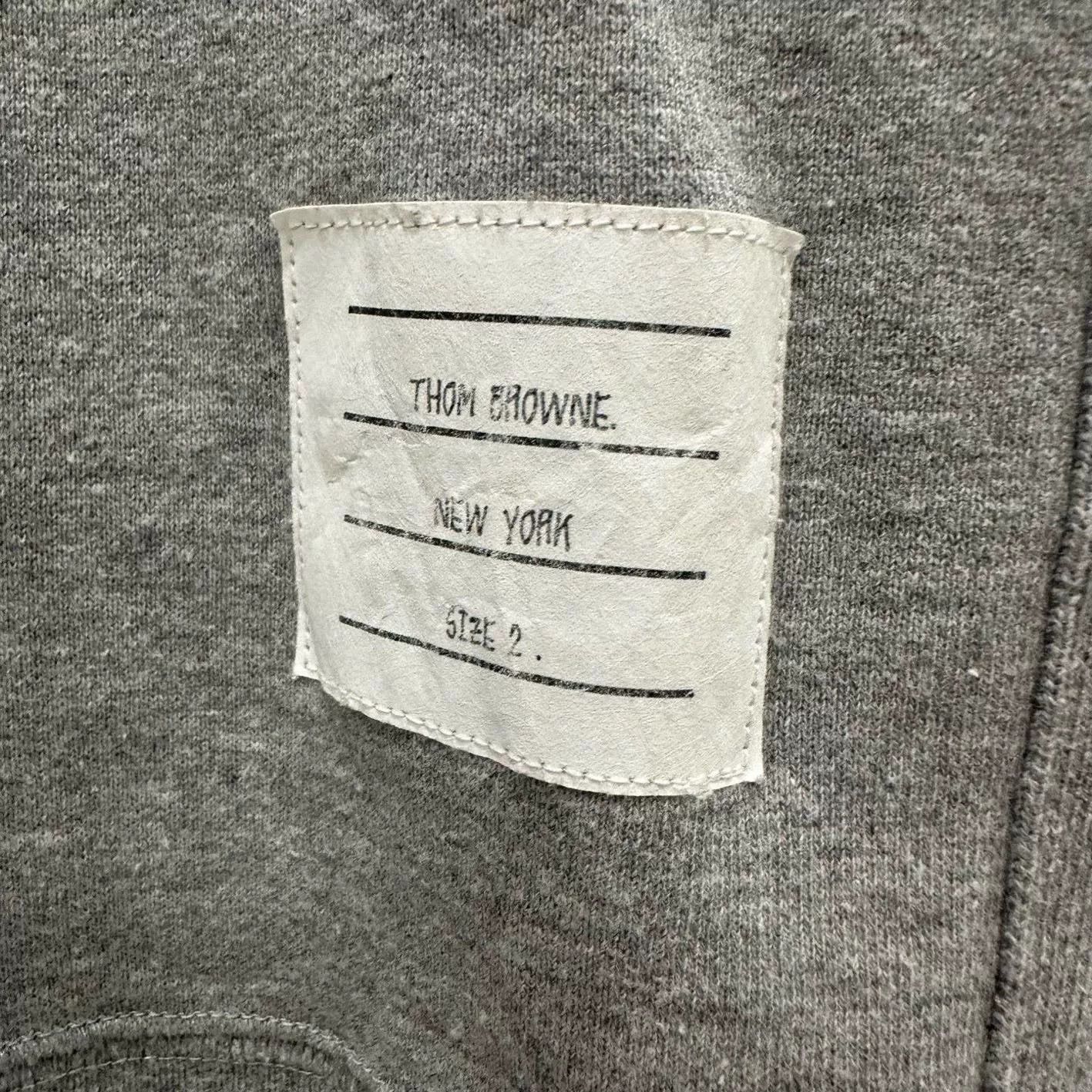 Thom Browne Thom Browne Grey 4-Bar Sweatshirt Size 2 Size US M / EU 48-50 / 2 - 5 Thumbnail