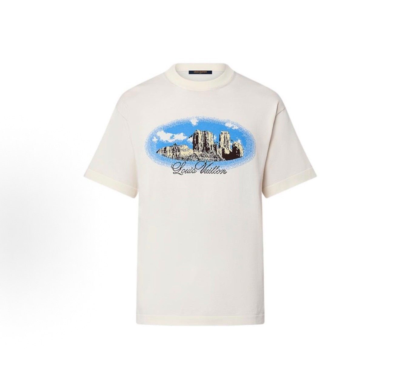 Louis Vuitton Louis Vuitton Landscape Embroidery Knit T-Shirt XXL Size US XXL / EU 58 / 5 - 2 Thumbnail
