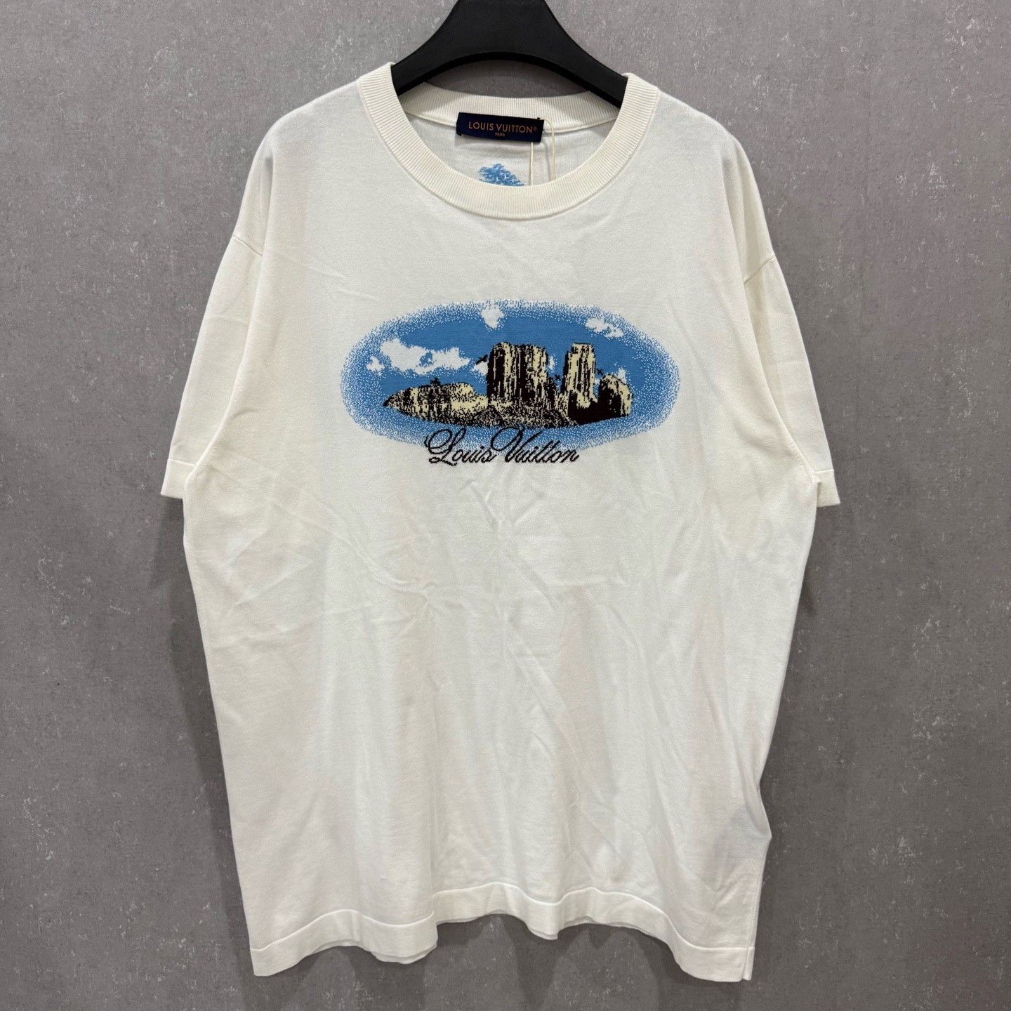 Louis Vuitton Louis Vuitton Landscape Embroidery Knit T-Shirt XXL Size US XXL / EU 58 / 5 - 3 Thumbnail