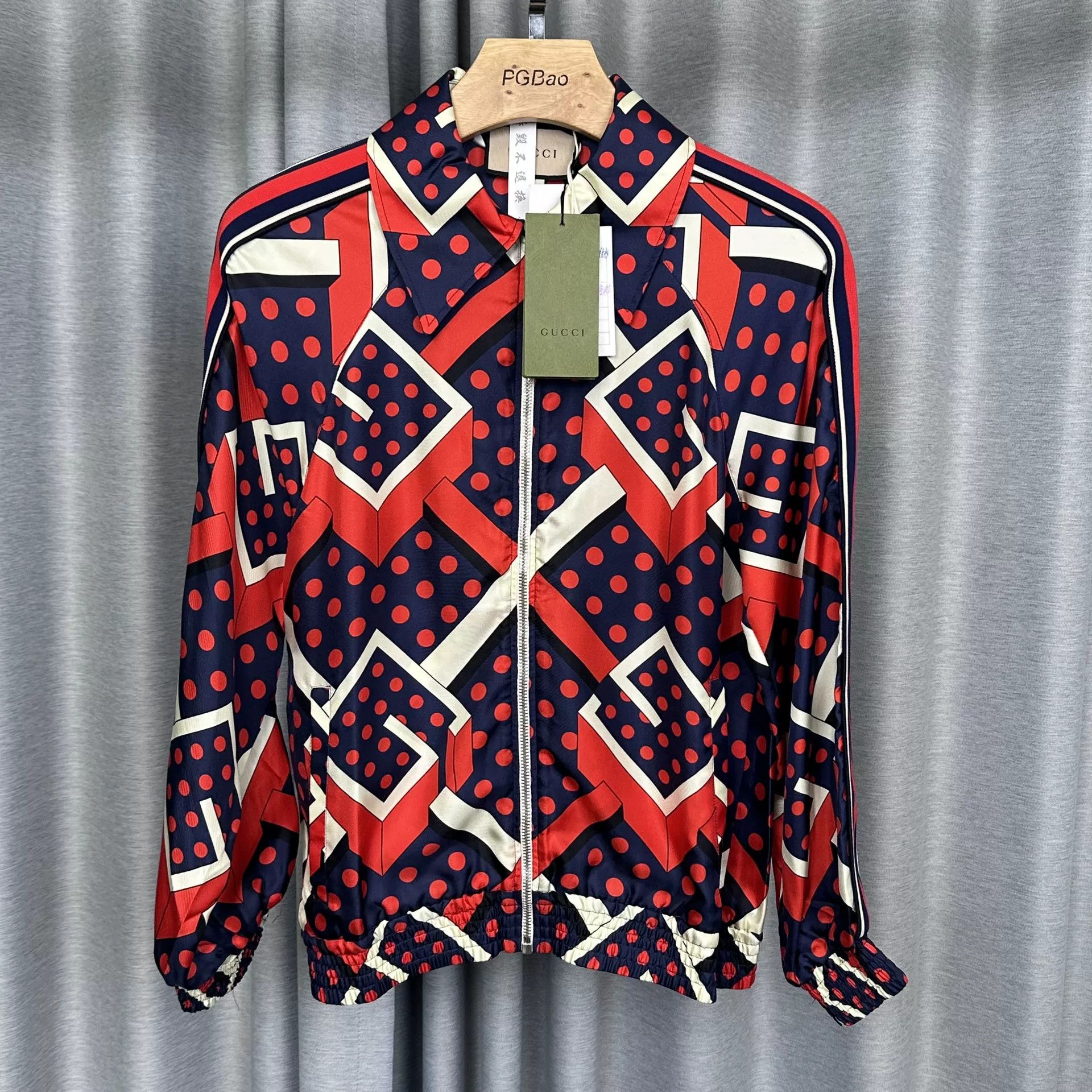 Gucci Gucci Geometric Polka Dot Zip Shirt XS Size US XS / EU 42 / 0 - 2 Thumbnail