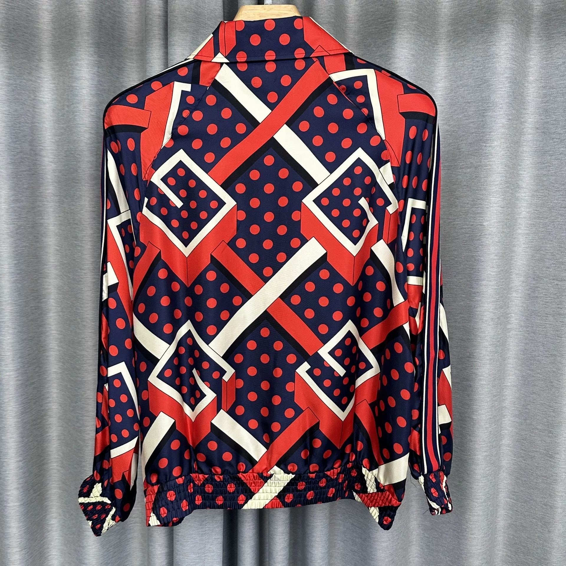 Gucci Gucci Geometric Polka Dot Zip Shirt XS Size US XS / EU 42 / 0 - 3 Thumbnail