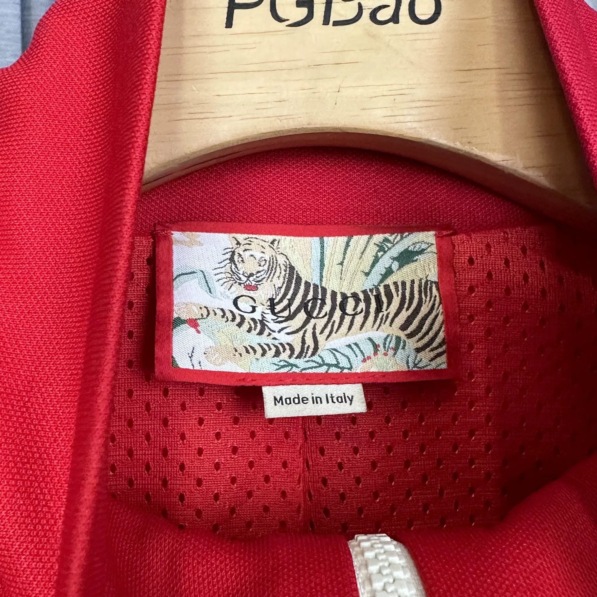 Gucci Gucci Tiger Embroidered Half-Zip Track Jacket Size L Size US L / EU 52-54 / 3 - 5 Thumbnail