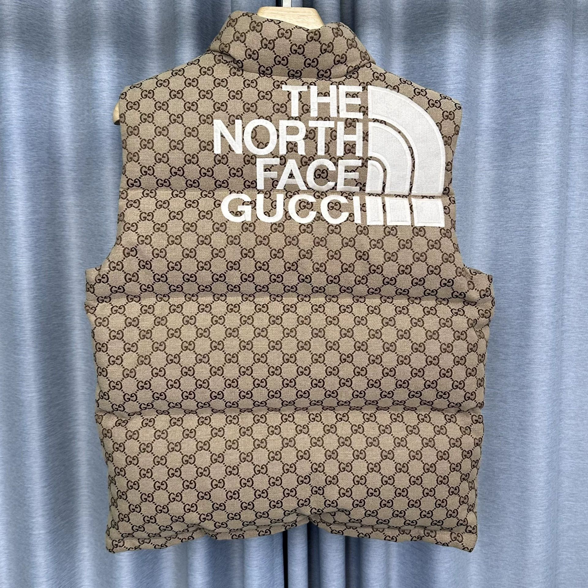 Gucci × The North Face Gucci x The North Face GG Monogram Down Vest XS Size US XS / EU 42 / 0 - 5 Thumbnail