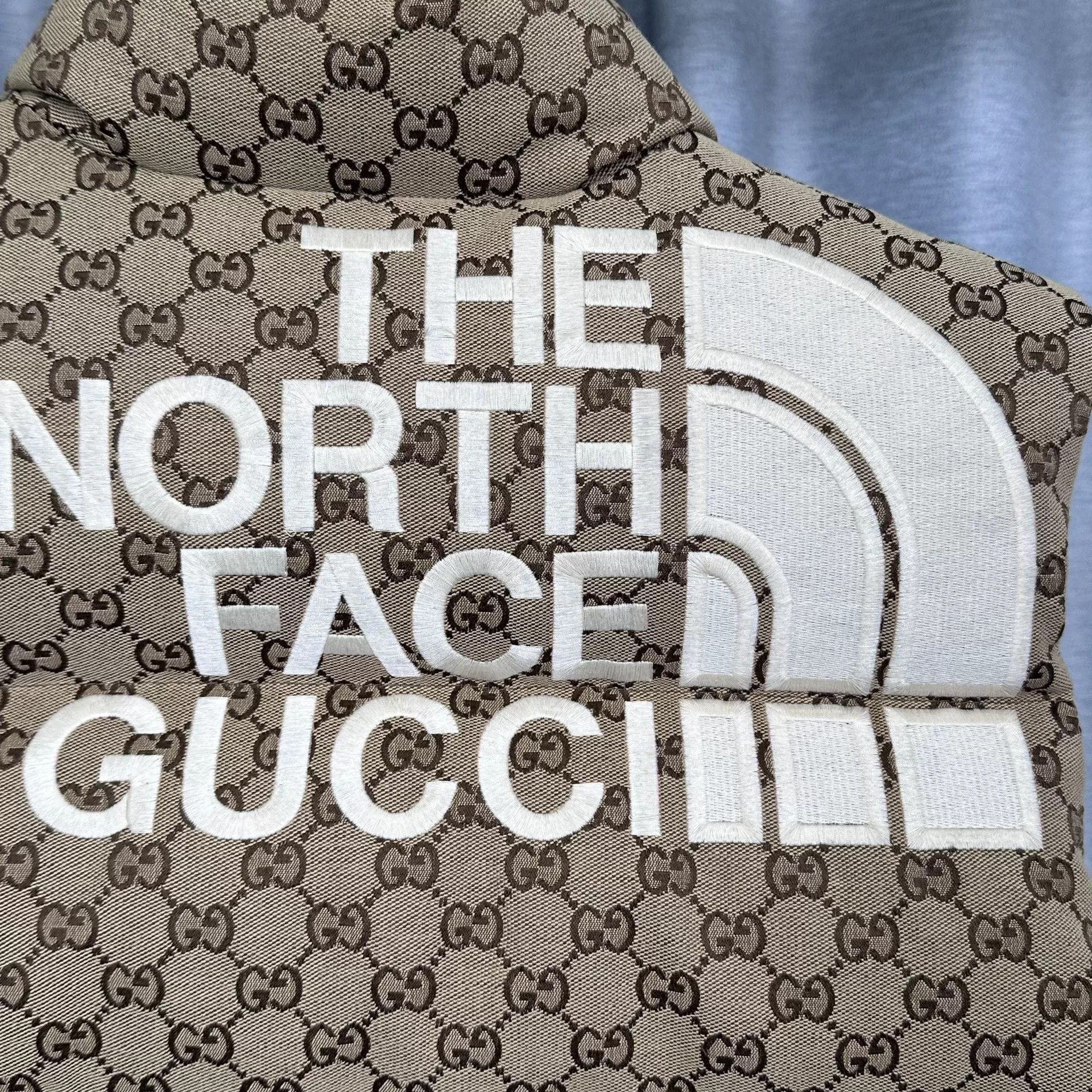 Gucci × The North Face Gucci x The North Face GG Monogram Down Vest XS Size US XS / EU 42 / 0 - 6 Thumbnail
