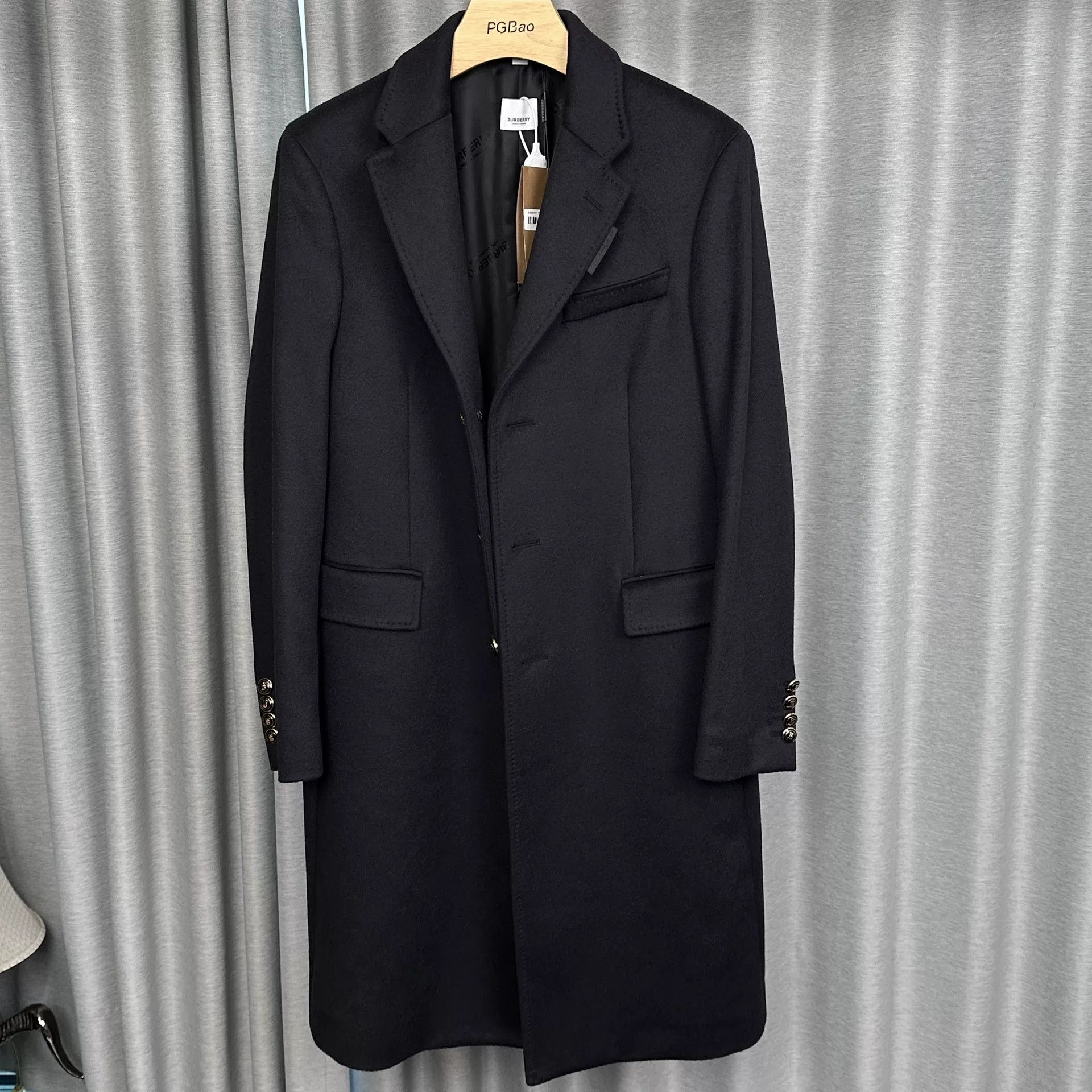 Burberry Burberry Wool Cashmere TB Button Overcoat 48 Size US M / EU 48-50 / 2 - 2 Thumbnail