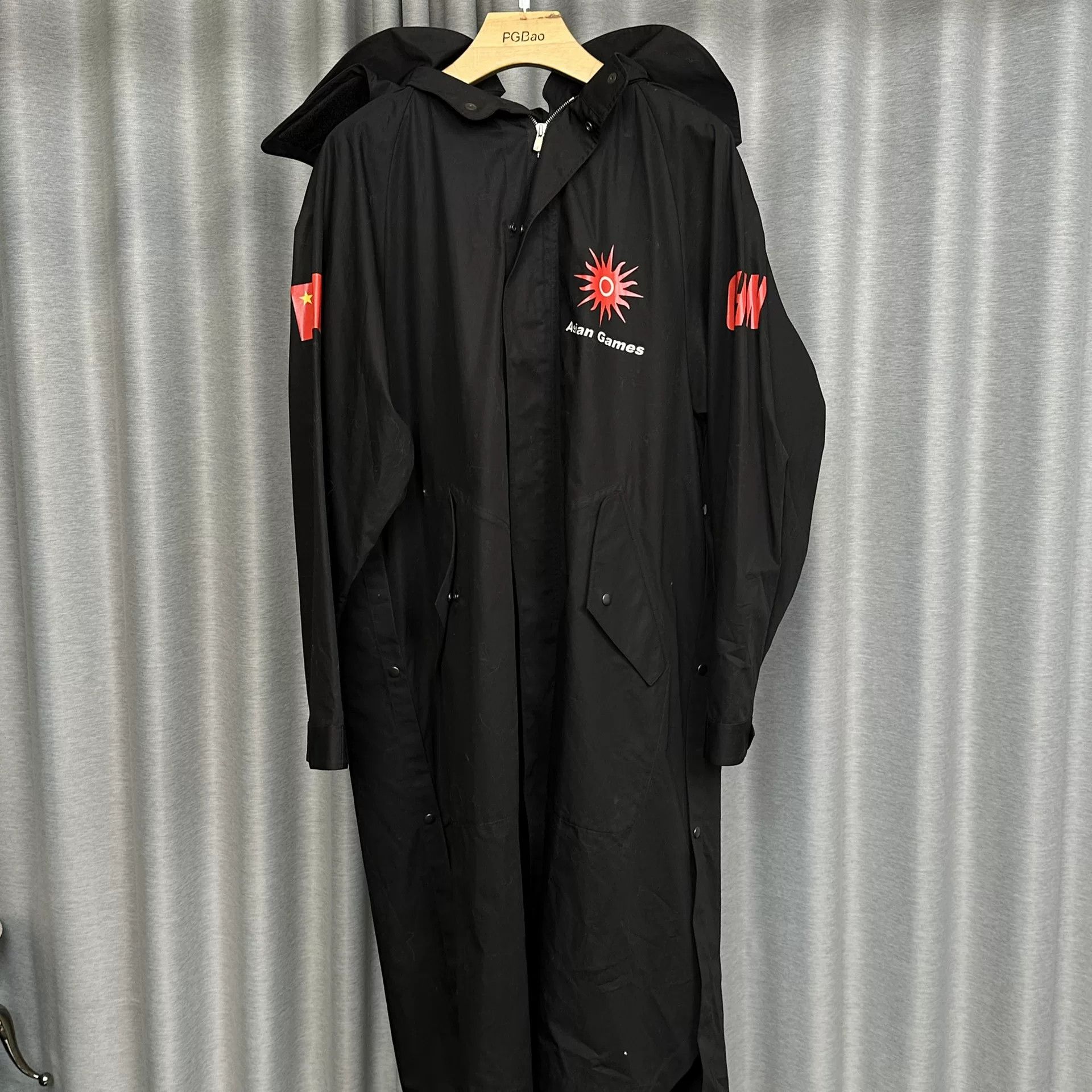Sankuanz Sankuanz Asian Games Logo Hooded Parka Size M Size US M / EU 48-50 / 2 - 2 Thumbnail