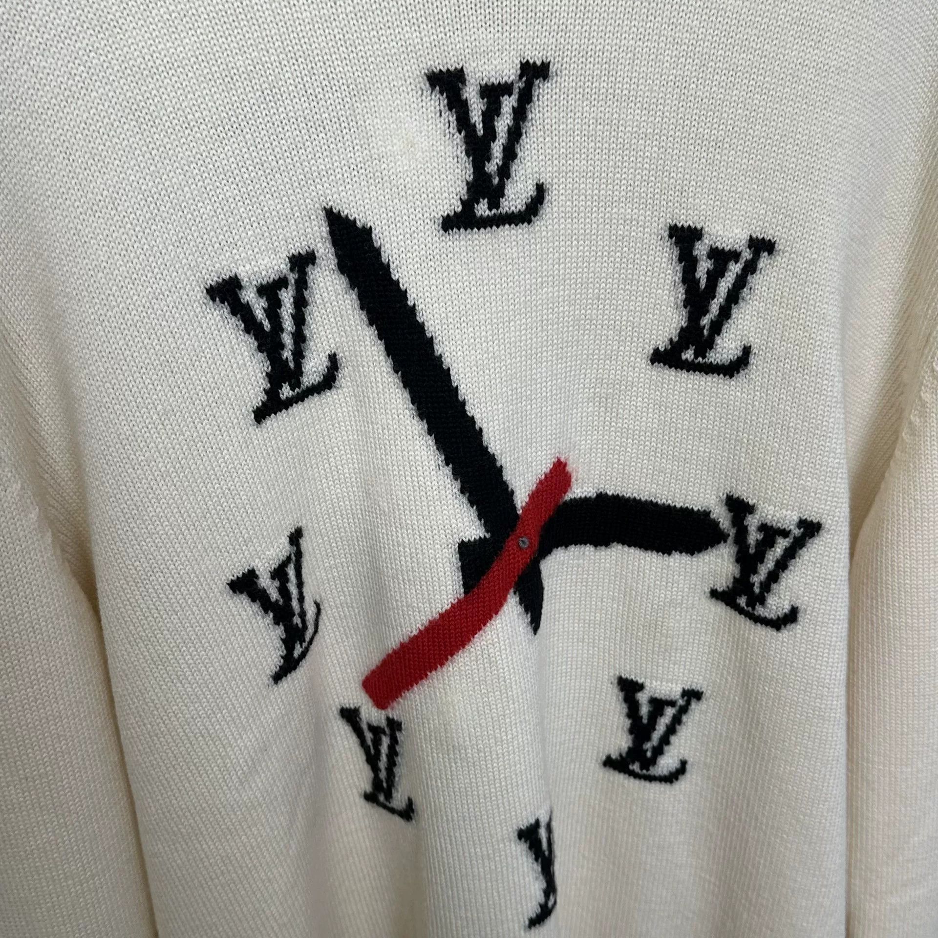 Louis Vuitton Louis Vuitton Clock Graphic Sweater XL Size US XL / EU 56 / 4 - 7 Thumbnail