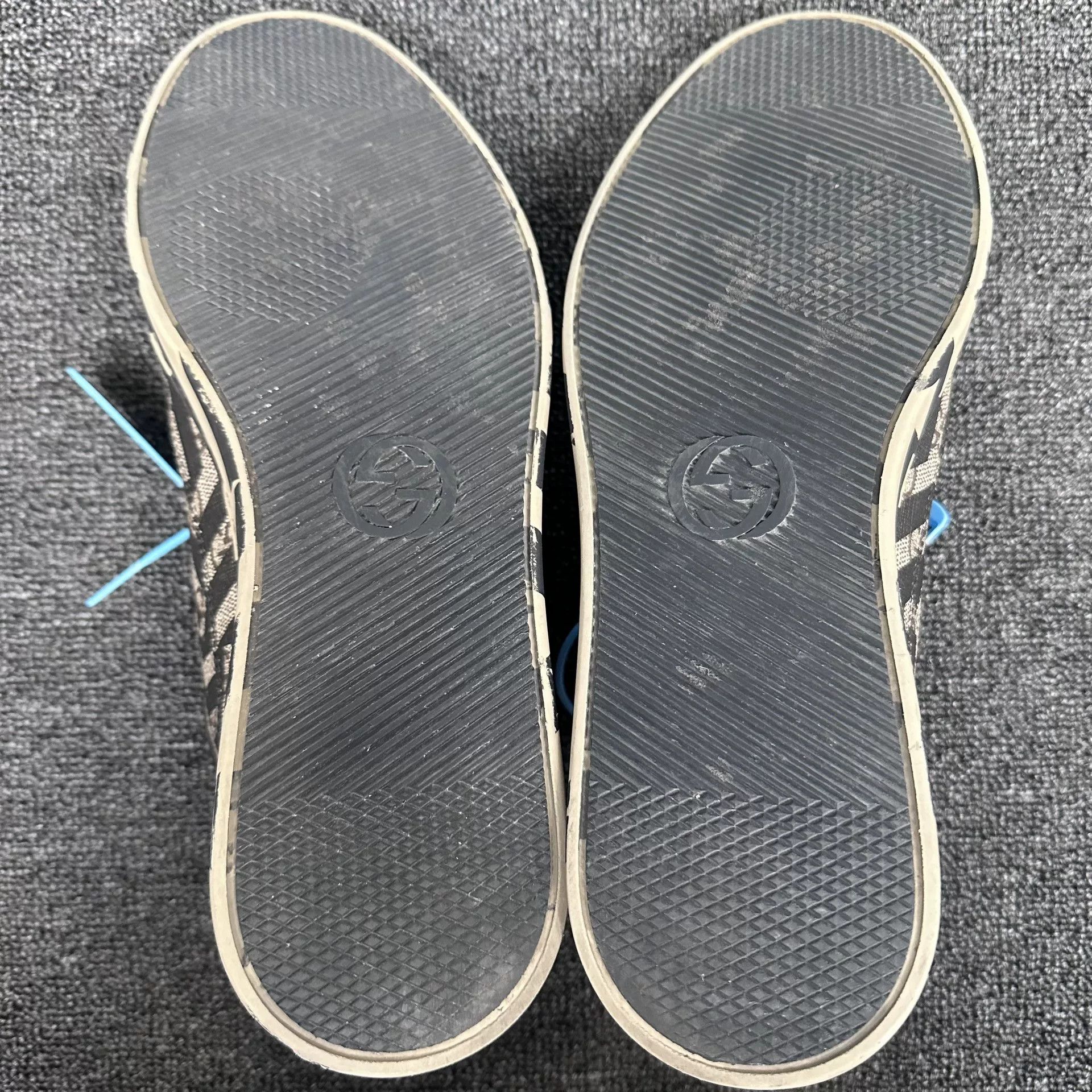 Gucci Gucci GG Monogram Stripe Low-Top Sneakers US 9.5 Size US 9.5 / EU 42-43 - 7 Thumbnail