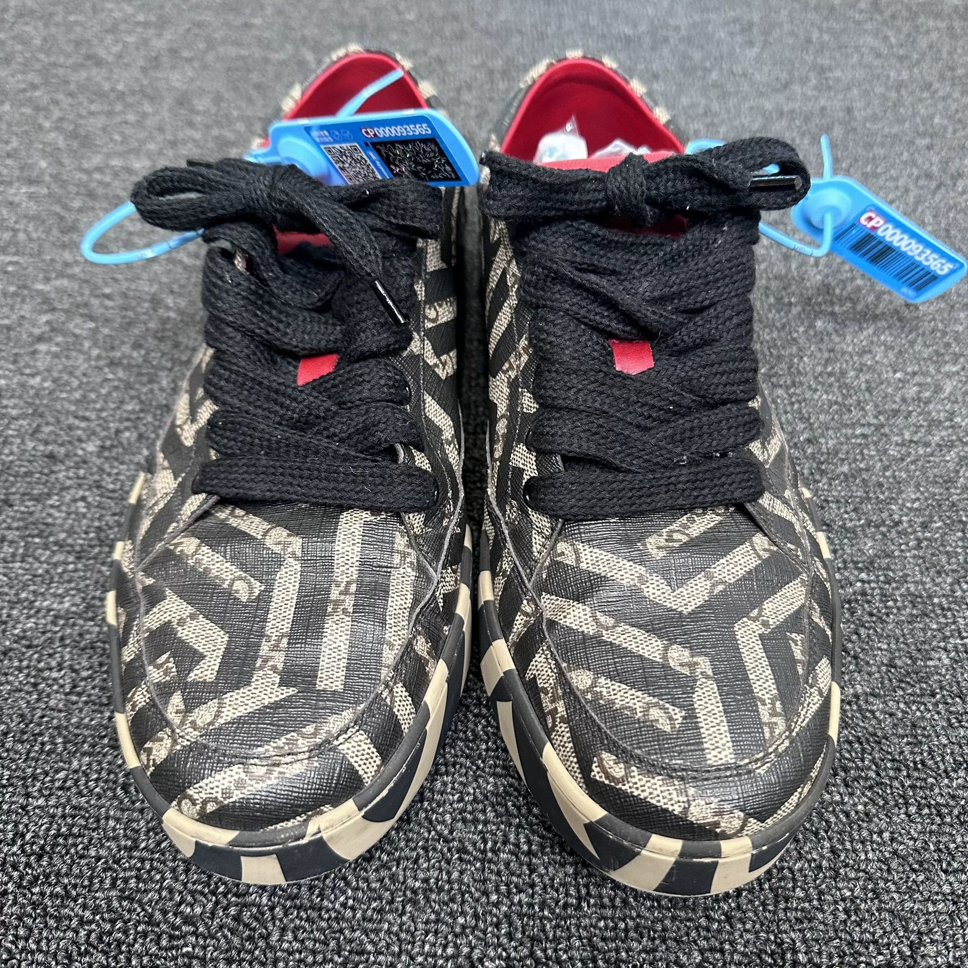 Gucci Gucci GG Monogram Stripe Low-Top Sneakers US 9.5 Size US 9.5 / EU 42-43 - 3 Thumbnail
