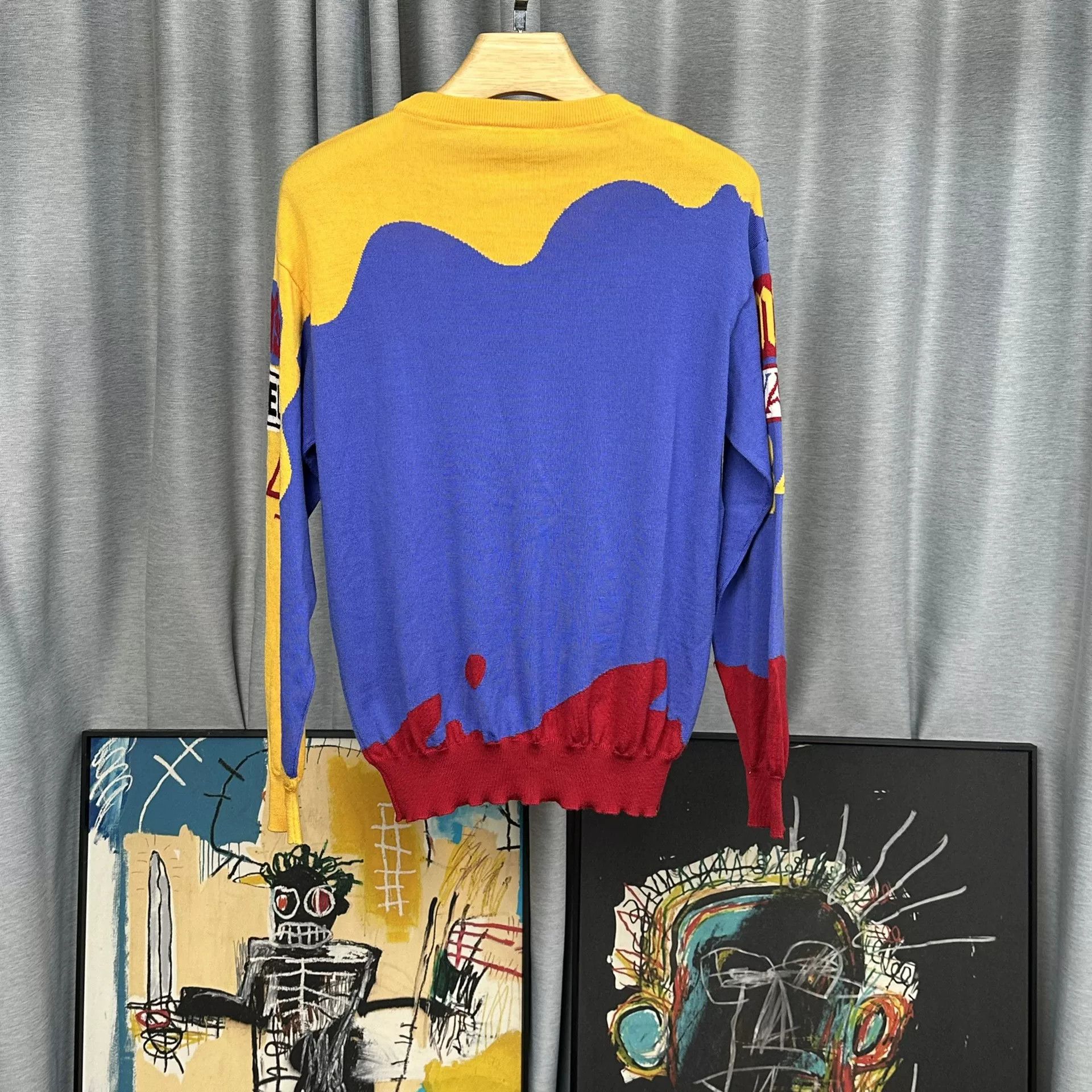 Moschino Moschino Milano Graphic Colorblock Sweater Size S Size US S / EU 44-46 / 1 - 4 Thumbnail