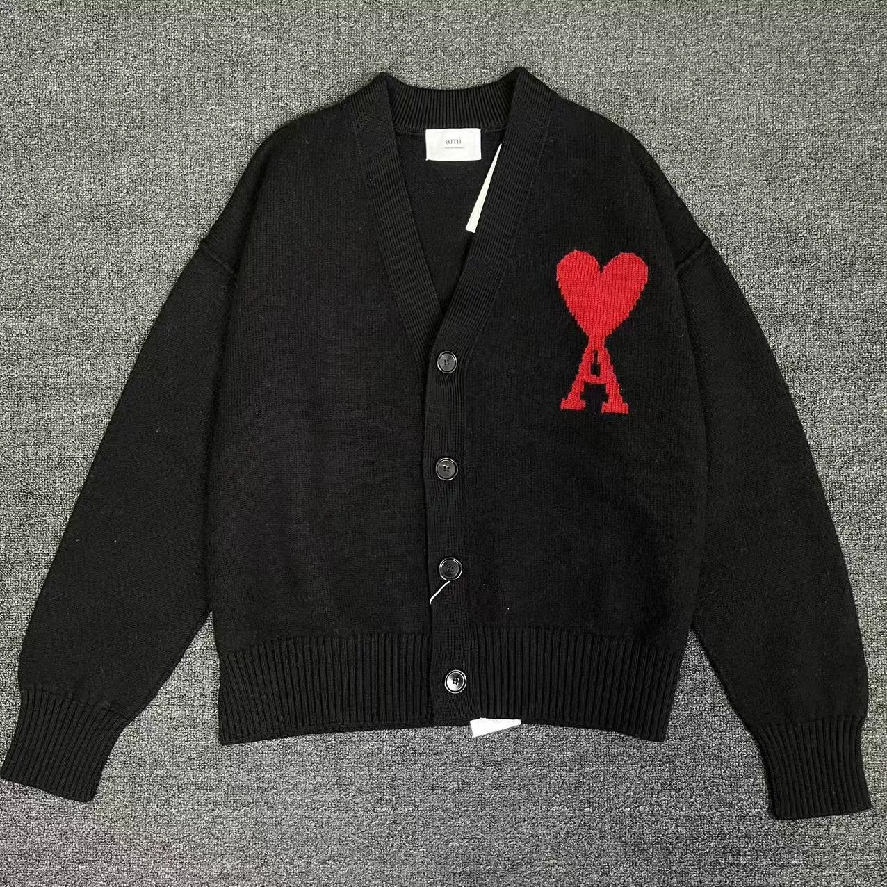 AMI AMI Heart Logo Knit Cardigan M Size US M / EU 48-50 / 2 - 2 Thumbnail