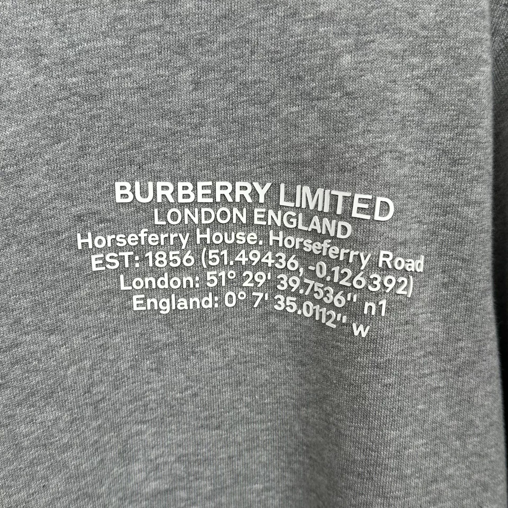 Burberry Burberry Location Print Cotton Sweatshirt S Size US S / EU 44-46 / 1 - 4 Thumbnail