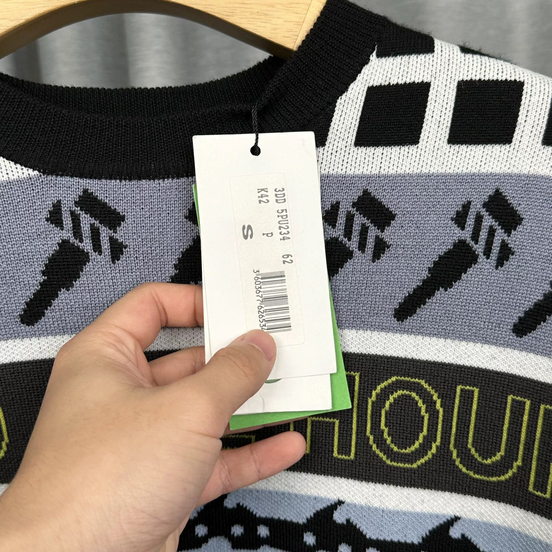 Kenzo Kenzo Graphic All Hours Intarsia Sweater Size S Size US S / EU 44-46 / 1 - 4 Thumbnail