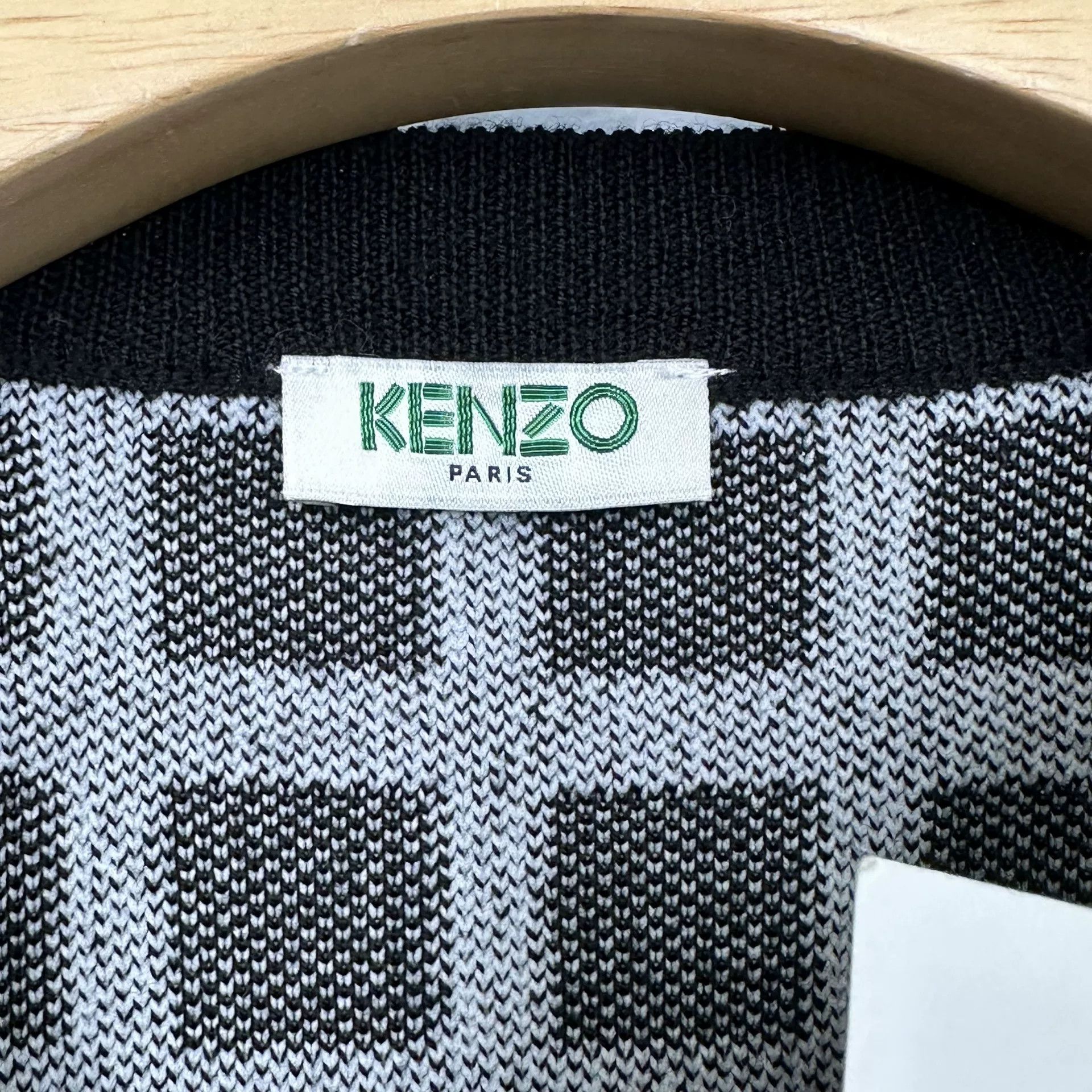 Kenzo Kenzo Graphic All Hours Intarsia Sweater Size S Size US S / EU 44-46 / 1 - 6 Thumbnail