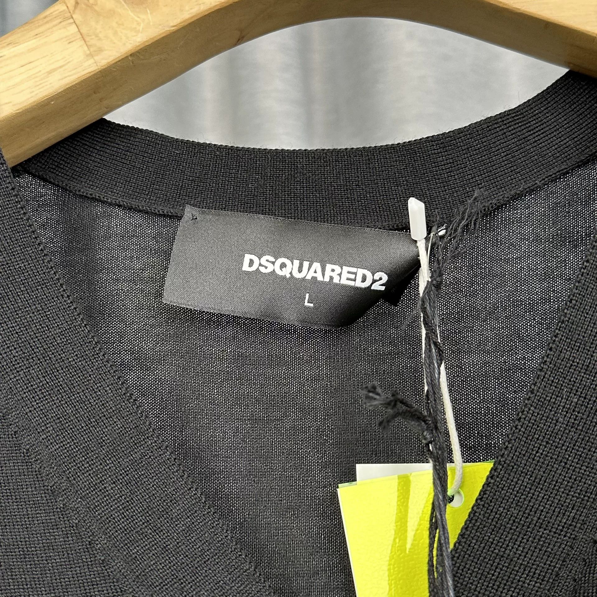 Dsquared2 Dsquared2 I ❤️ D2 Logo Knit Cardigan Size L Size US L / EU 52-54 / 3 - 5 Thumbnail