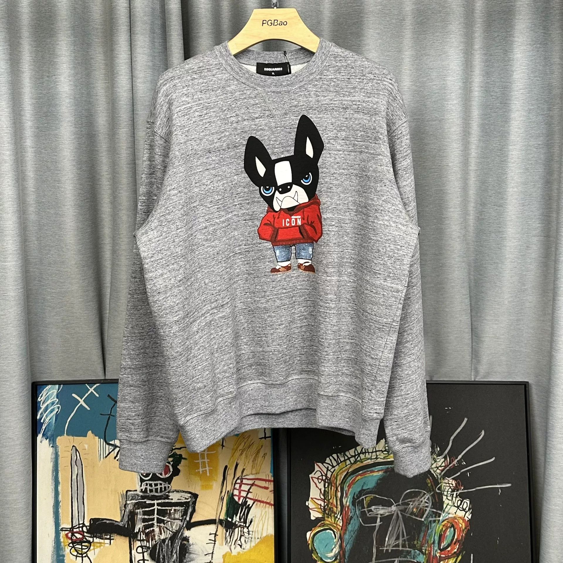 Dsquared2 DSQUARED2 Bulldog Print Sweatshirt XL Size US XL / EU 56 / 4 - 2 Thumbnail