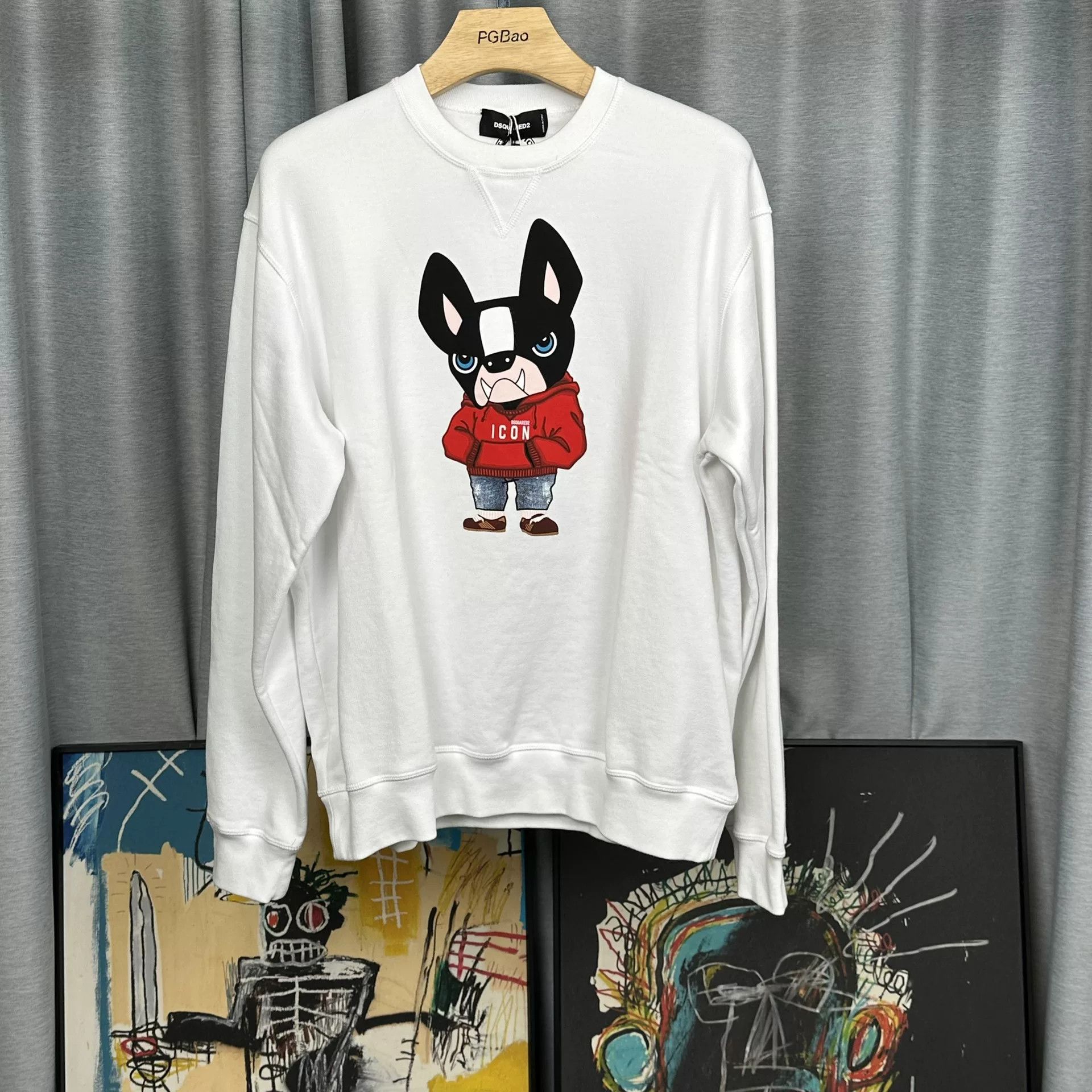 Dsquared2 Dsquared2 French Bulldog Graphic Sweatshirt XL Size US XL / EU 56 / 4 - 2 Thumbnail