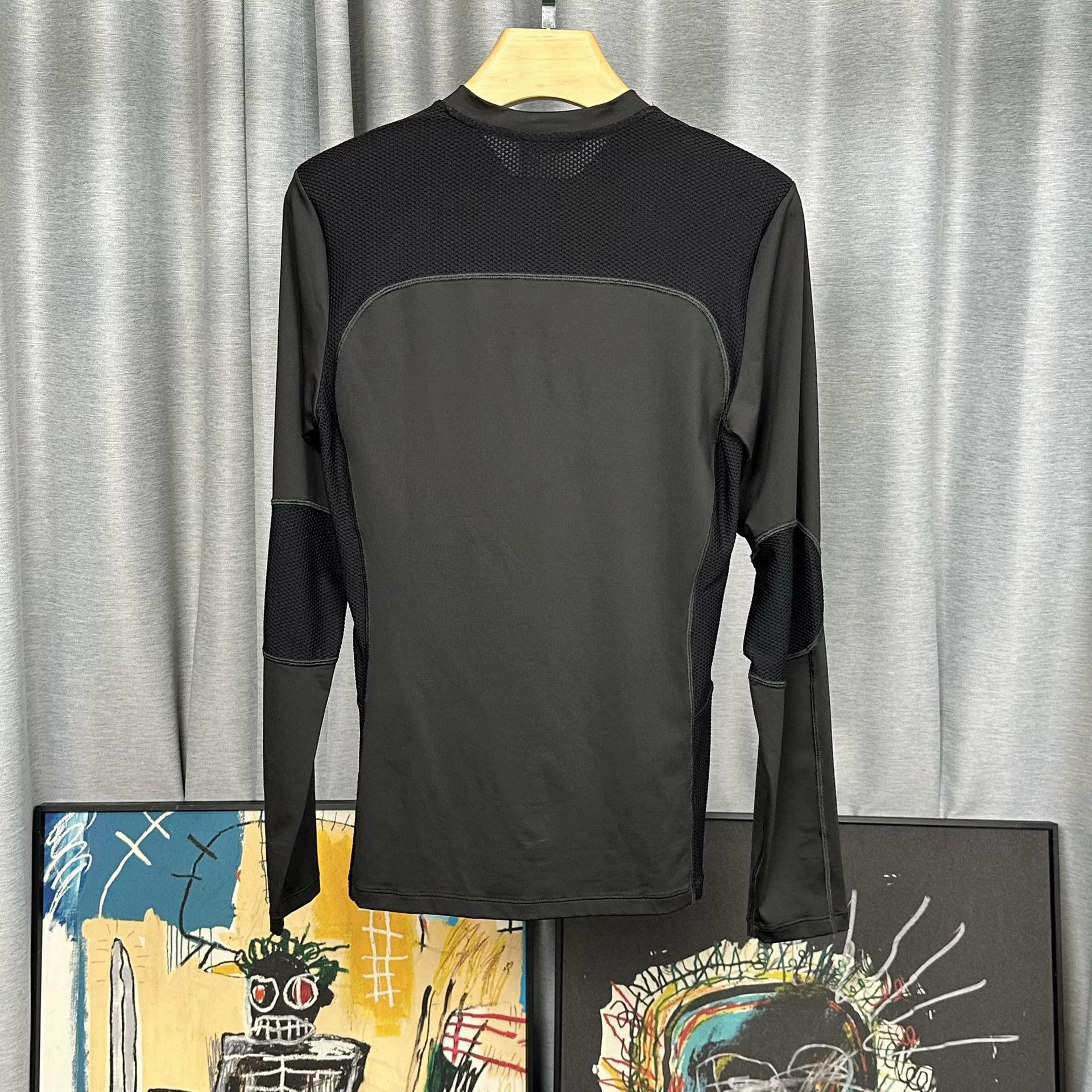 Versace Versace Embroidered Medusa Mesh Long Sleeve Shirt M Size US M / EU 48-50 / 2 - 3 Thumbnail