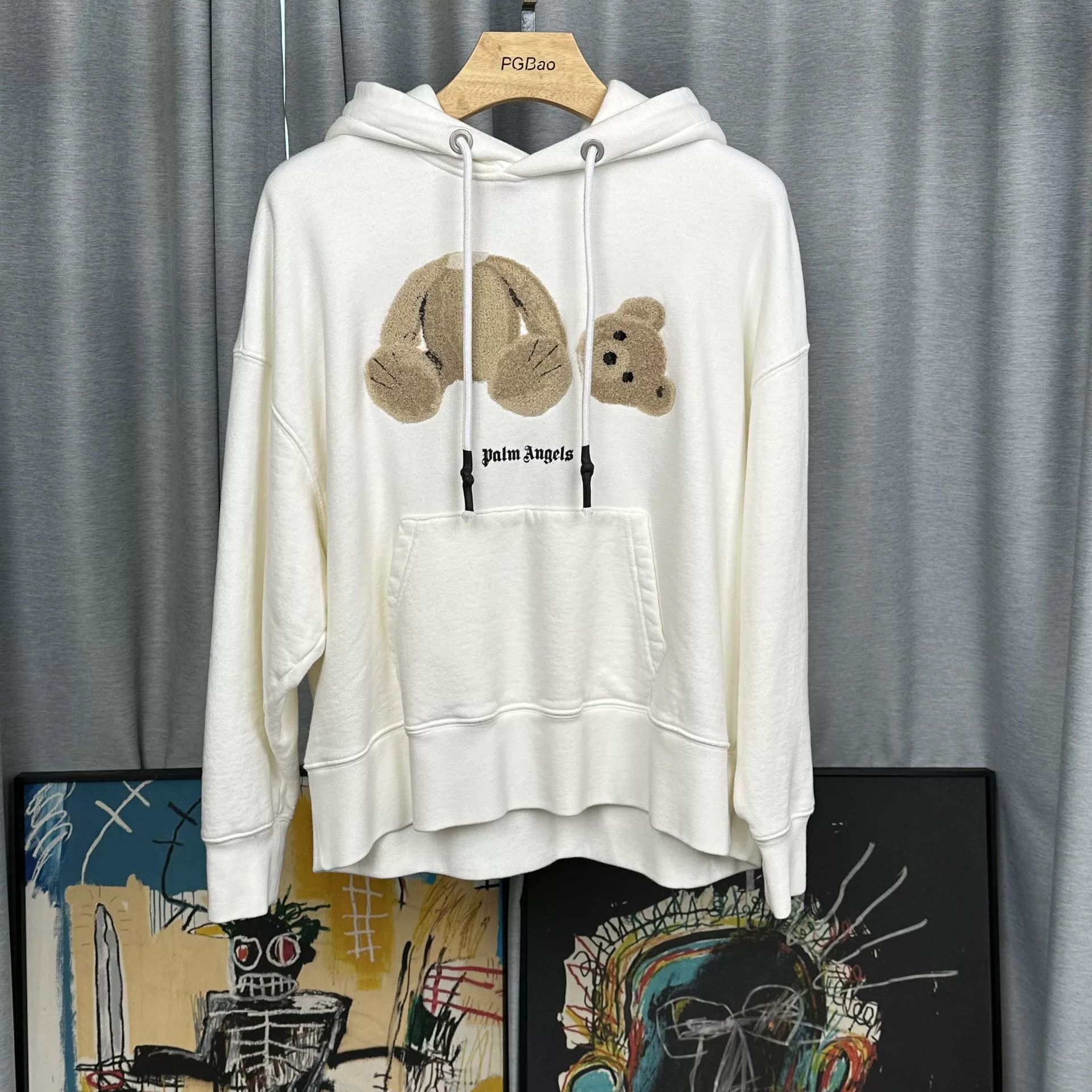 Palm Angels Palm Angels Bear Embroidery Hoodie Size M Size US M / EU 48-50 / 2 - 2 Thumbnail