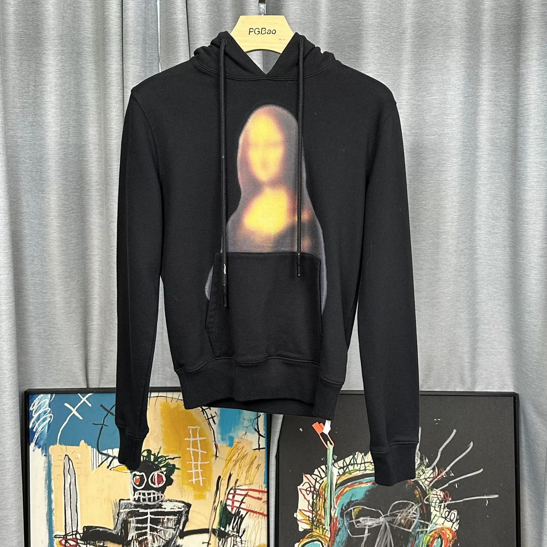 Off-White Off-White Mona Lisa Graphic Hoodie Size XXS Size US XXS / EU 40 - 2 Thumbnail