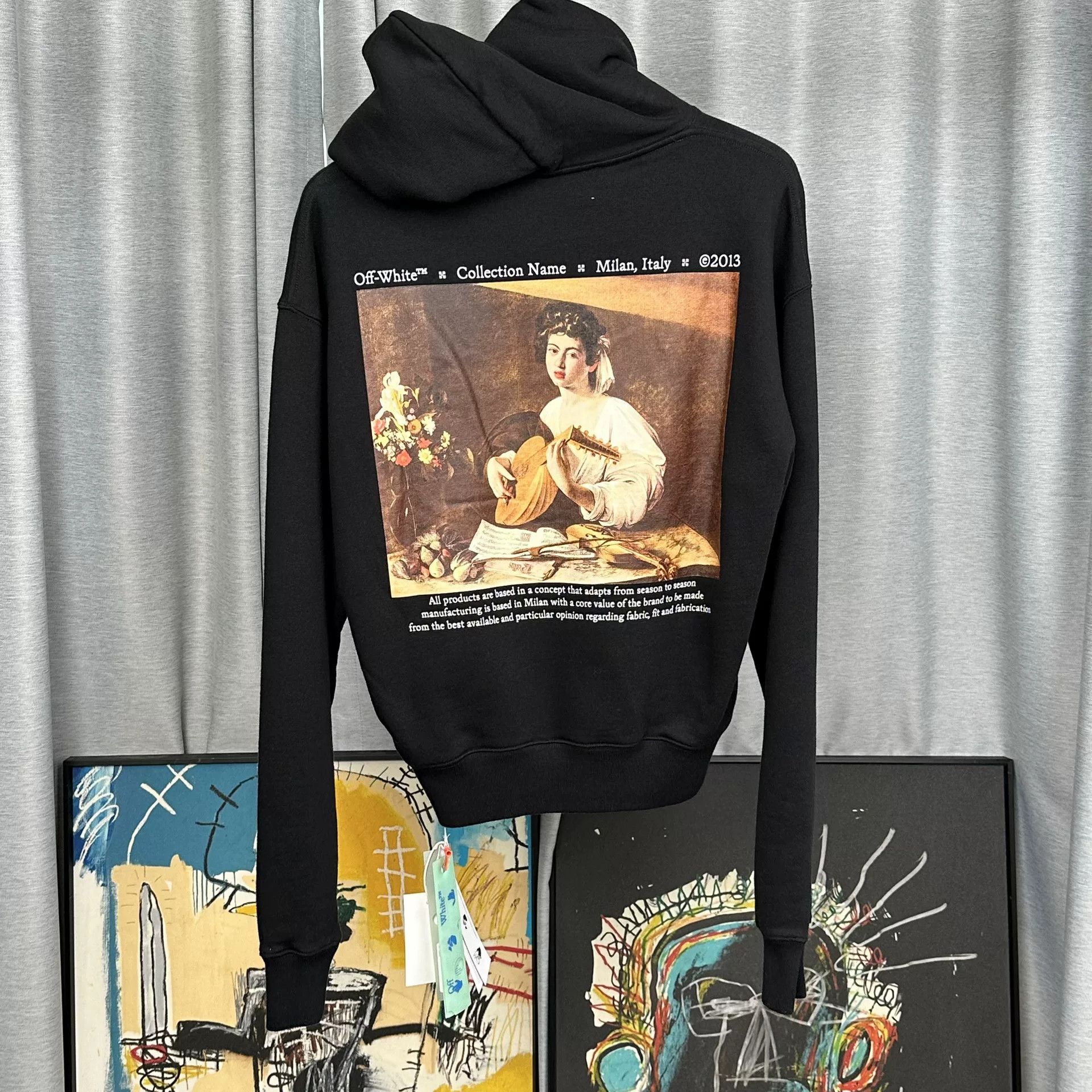 Off-White Off-White Caravaggio Lute Hoodie Black XS Size US XS / EU 42 / 0 - 3 Thumbnail