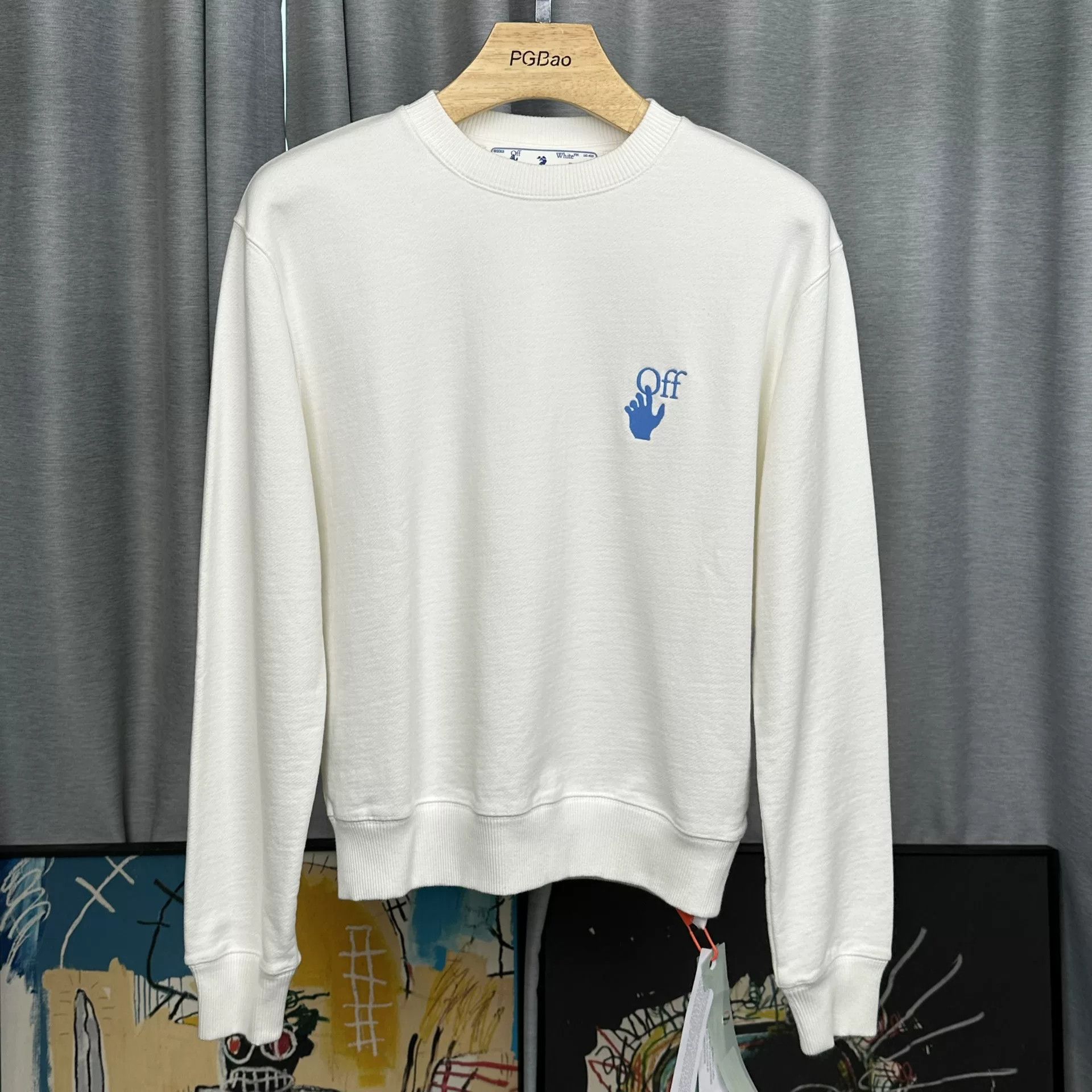 Off-White Off-White Logo Print White Sweatshirt S Size US S / EU 44-46 / 1 - 2 Thumbnail