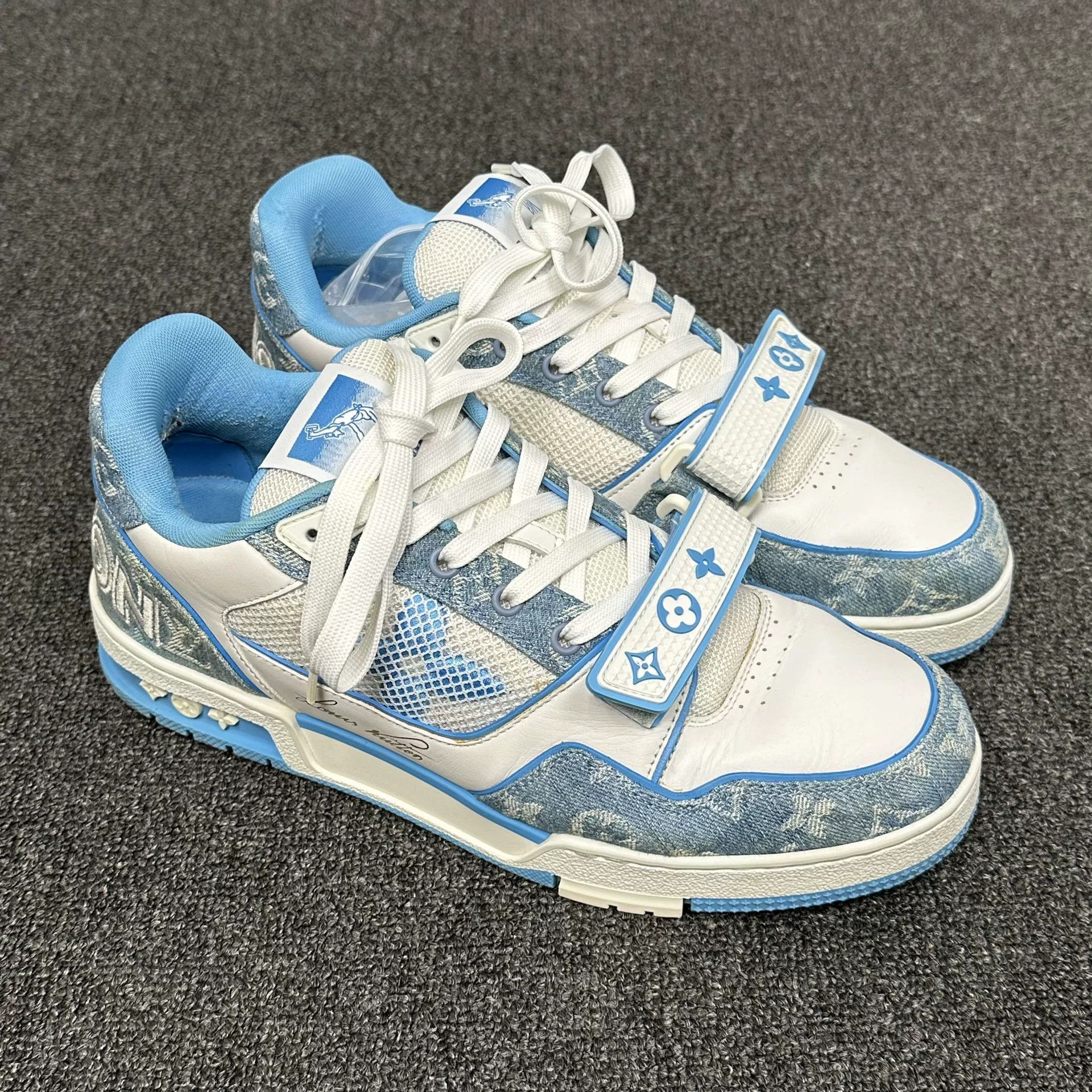 Louis Vuitton Louis Vuitton Monogram Denim Trainers Size 42 Size US 9 / EU 42 - 2 Thumbnail