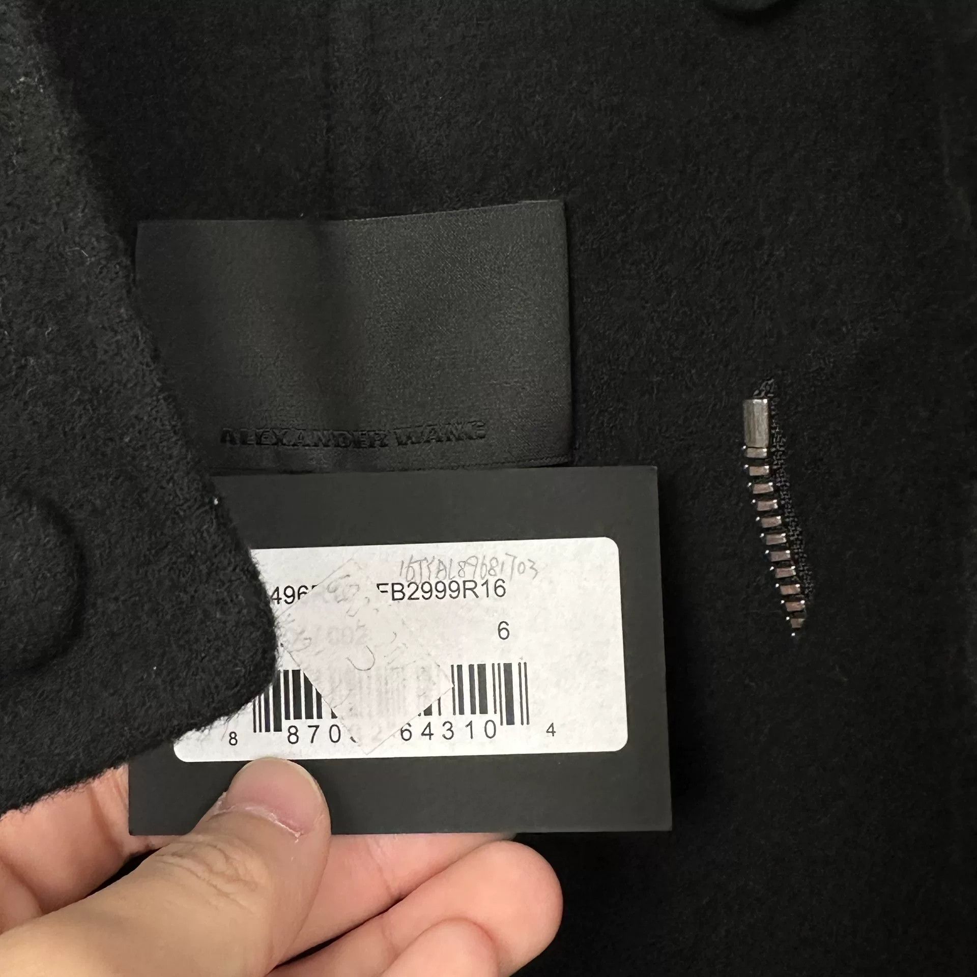 Alexander Wang Alexander Wang Black Zip-Up Wool Coat Size 6 Size M / US 6-8 / IT 42-44 - 4 Thumbnail