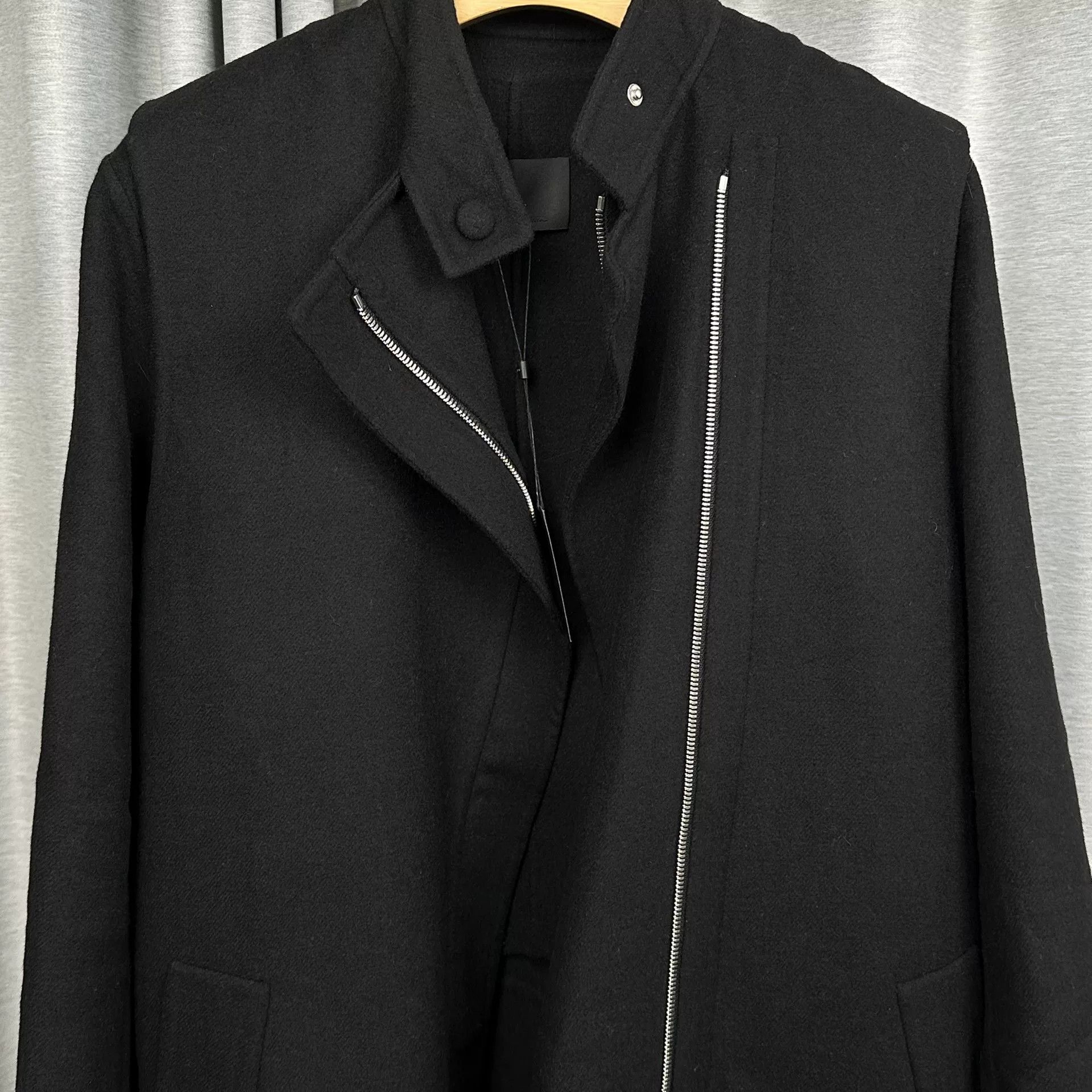 Alexander Wang Alexander Wang Black Zip-Up Wool Coat Size 6 Size M / US 6-8 / IT 42-44 - 5 Thumbnail