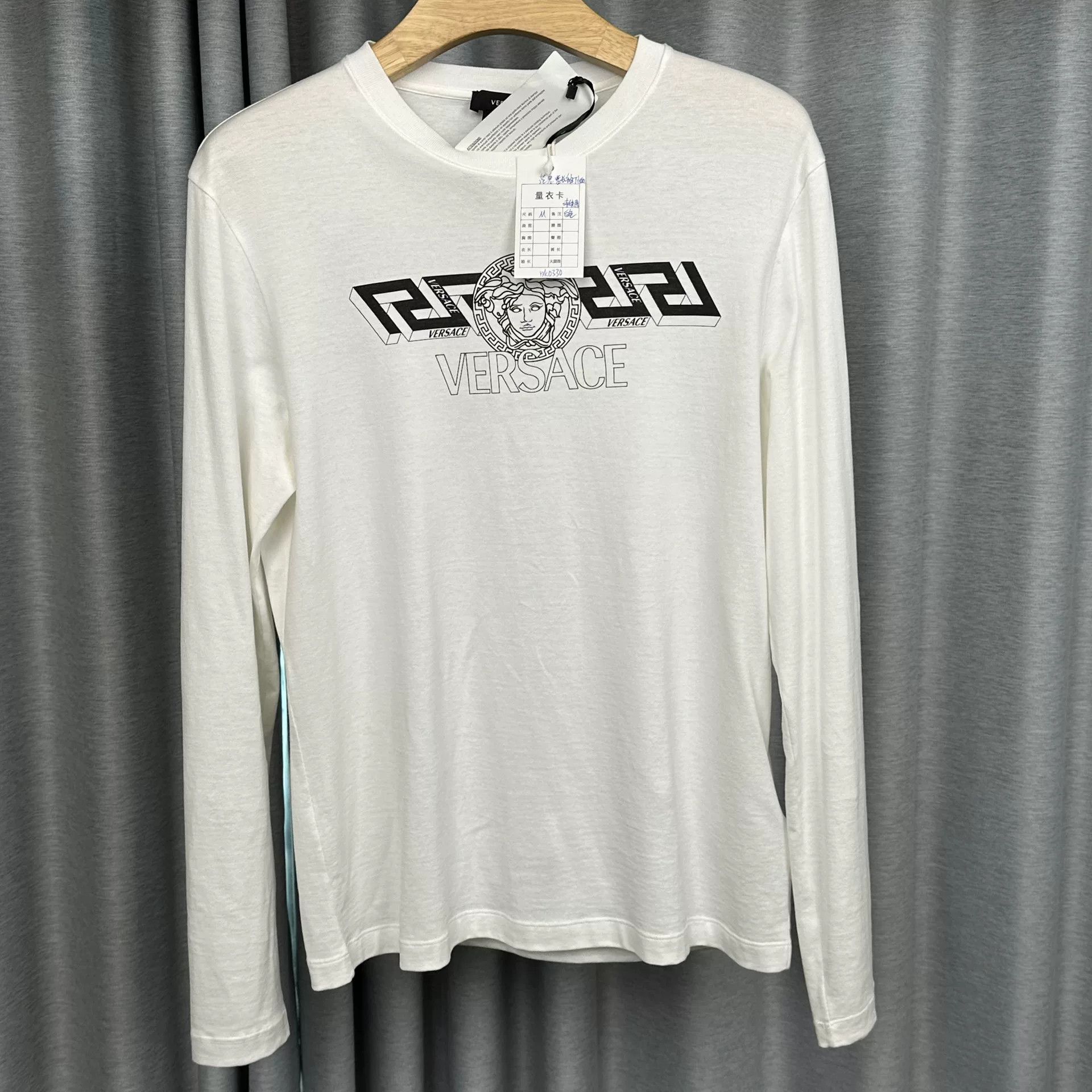 Versace Versace Medusa Logo Long Sleeve T-Shirt M Size US M / EU 48-50 / 2 - 2 Thumbnail