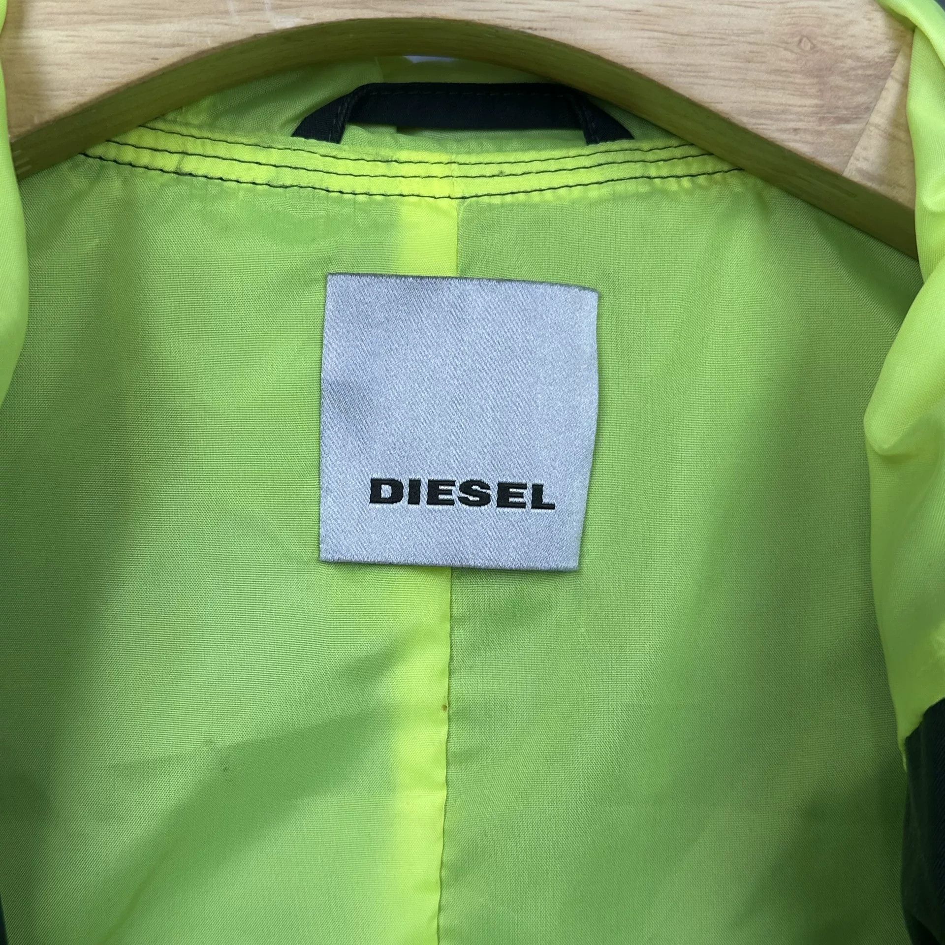 Diesel Diesel Back Print Hooded Light Jacket L Size US L / EU 52-54 / 3 - 4 Thumbnail