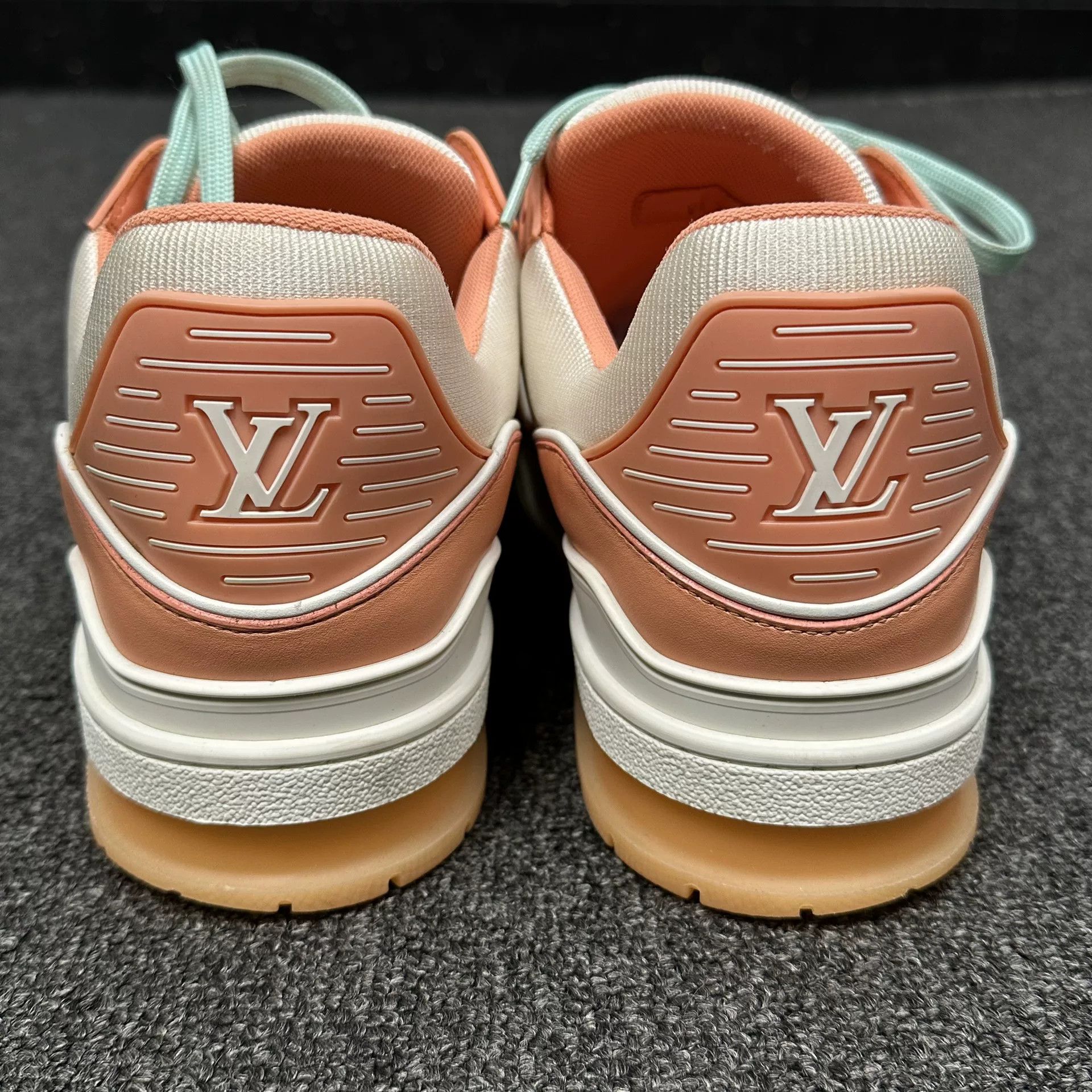 Louis Vuitton Louis Vuitton Orange LV Trainer Sneakers US 9.5 Size US 9.5 / EU 42-43 - 5 Thumbnail